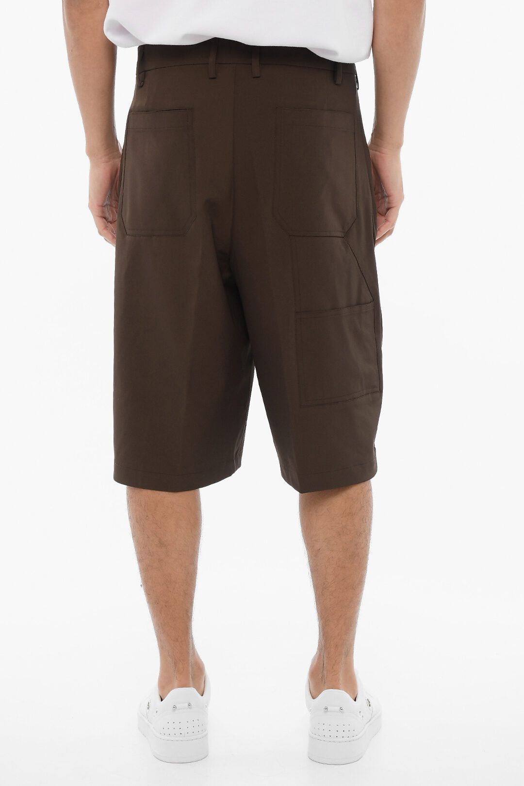 Neil Barrett Straight-Fit Solid-Color Bermudas Size US 31 - 4 Thumbnail