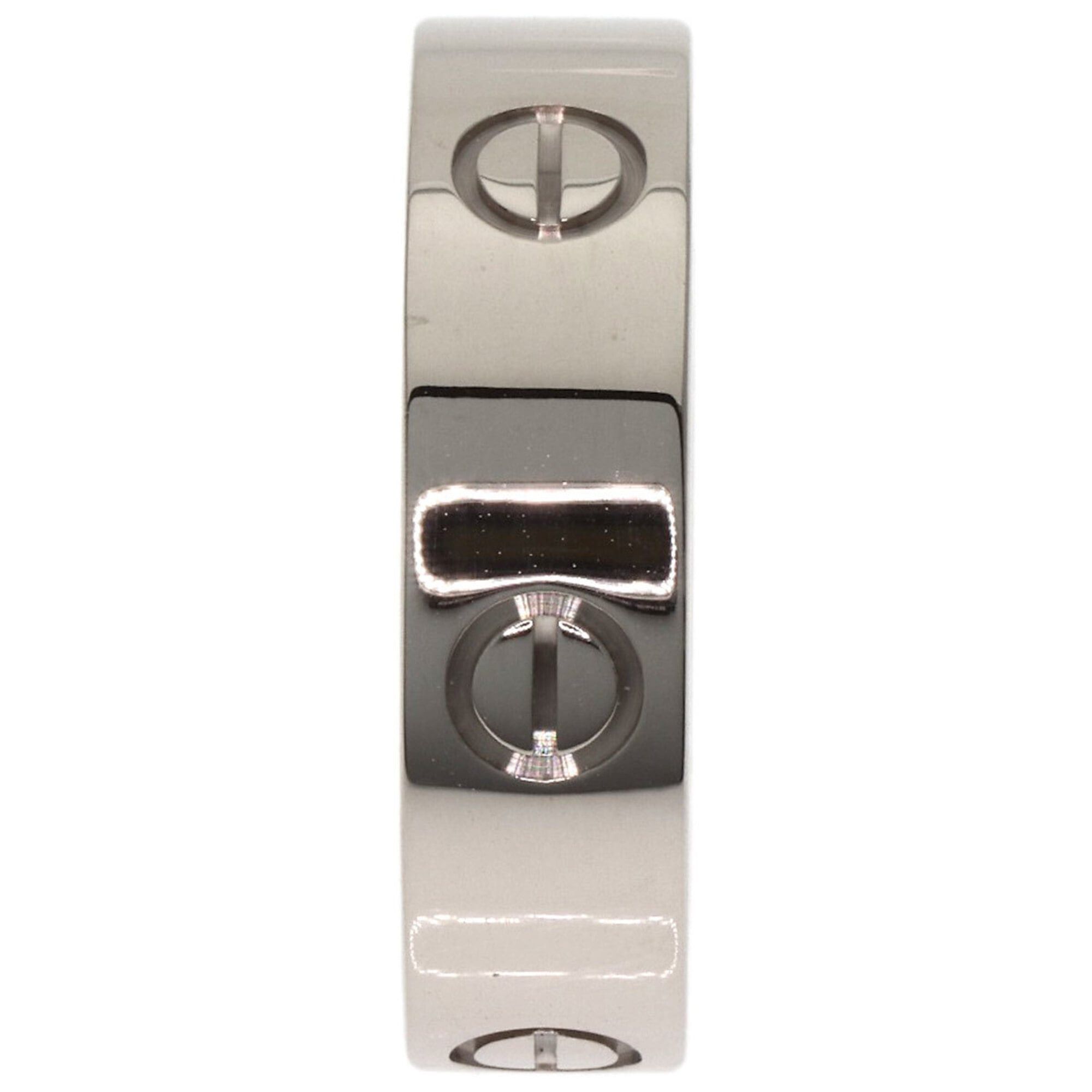 Cartier Cartier Love Ring #60, 18K White Gold, Unisex, CARTIER Size ONE SIZE - 3 Thumbnail