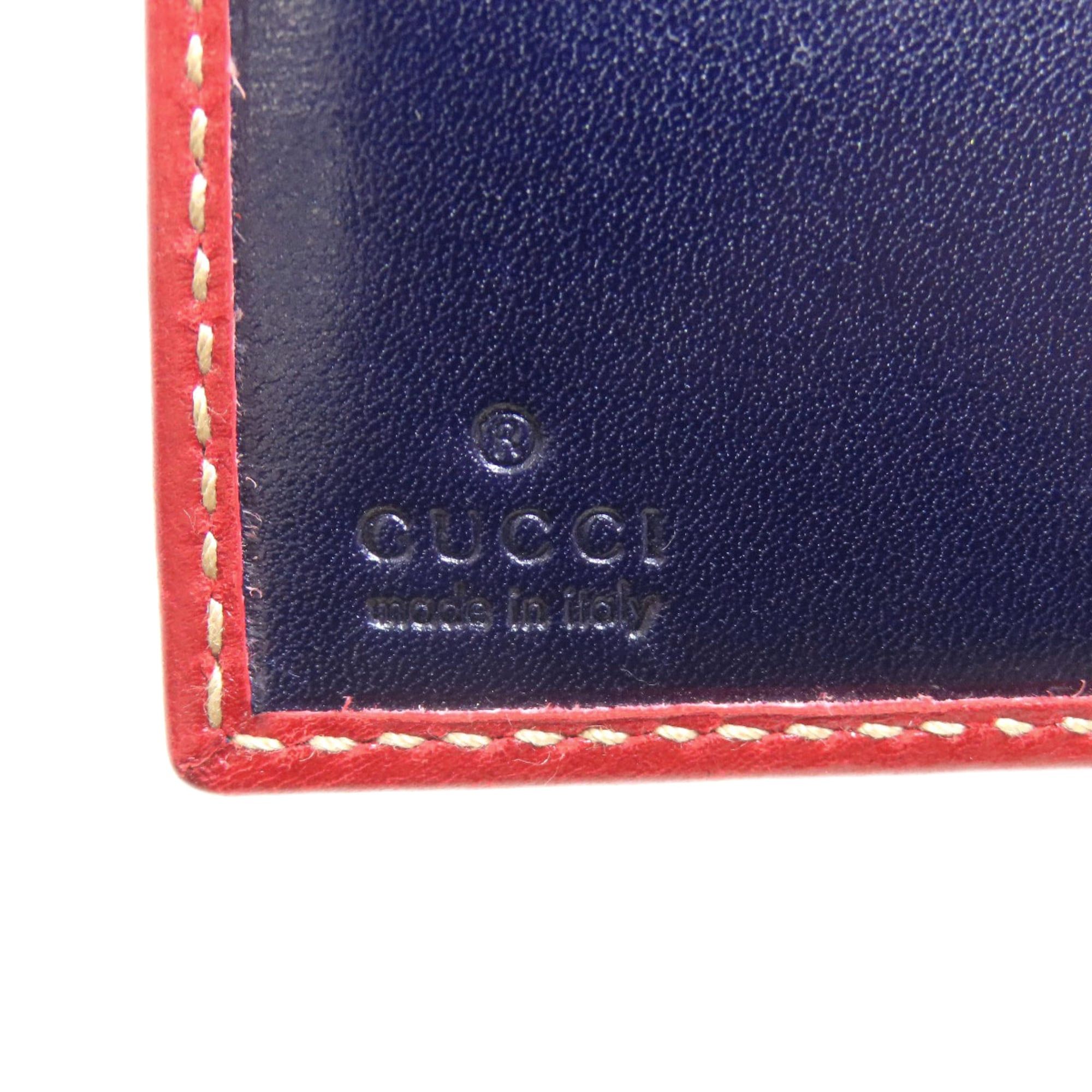 Gucci Gucci 190415 Logo Bi-fold Wallet Nylon Women's GUCCI Size ONE SIZE - 7 Thumbnail