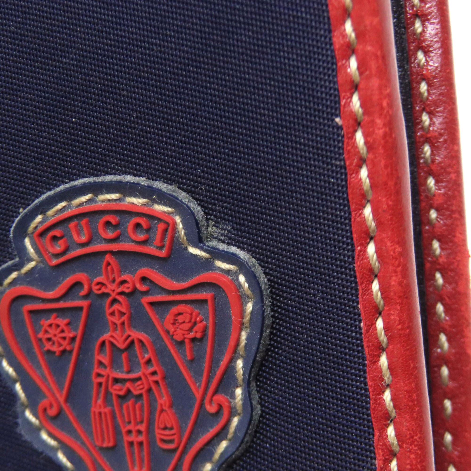 Gucci Gucci 190415 Logo Bi-fold Wallet Nylon Women's GUCCI Size ONE SIZE - 16 Thumbnail