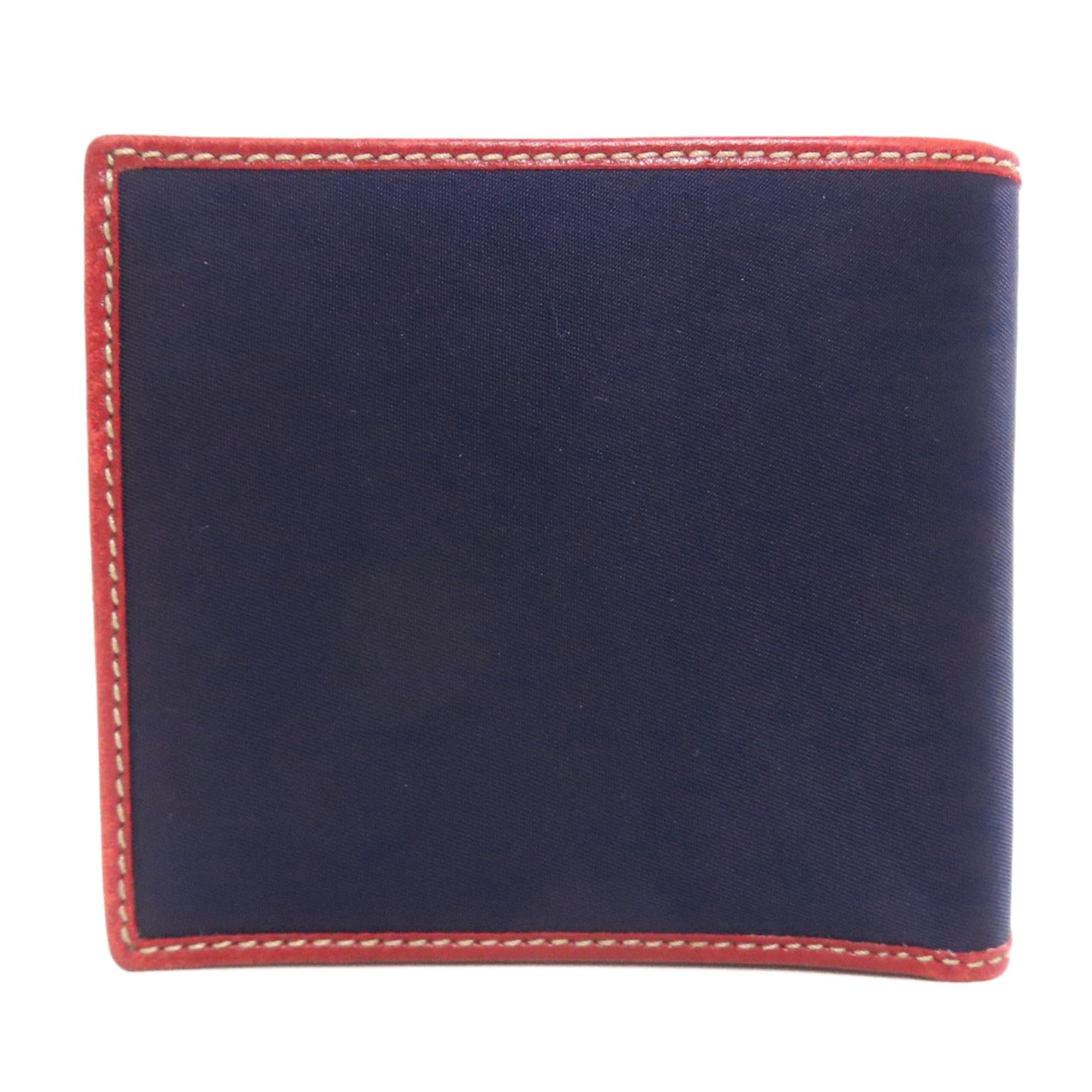 Gucci Gucci 190415 Logo Bi-fold Wallet Nylon Women's GUCCI Size ONE SIZE - 2 Thumbnail