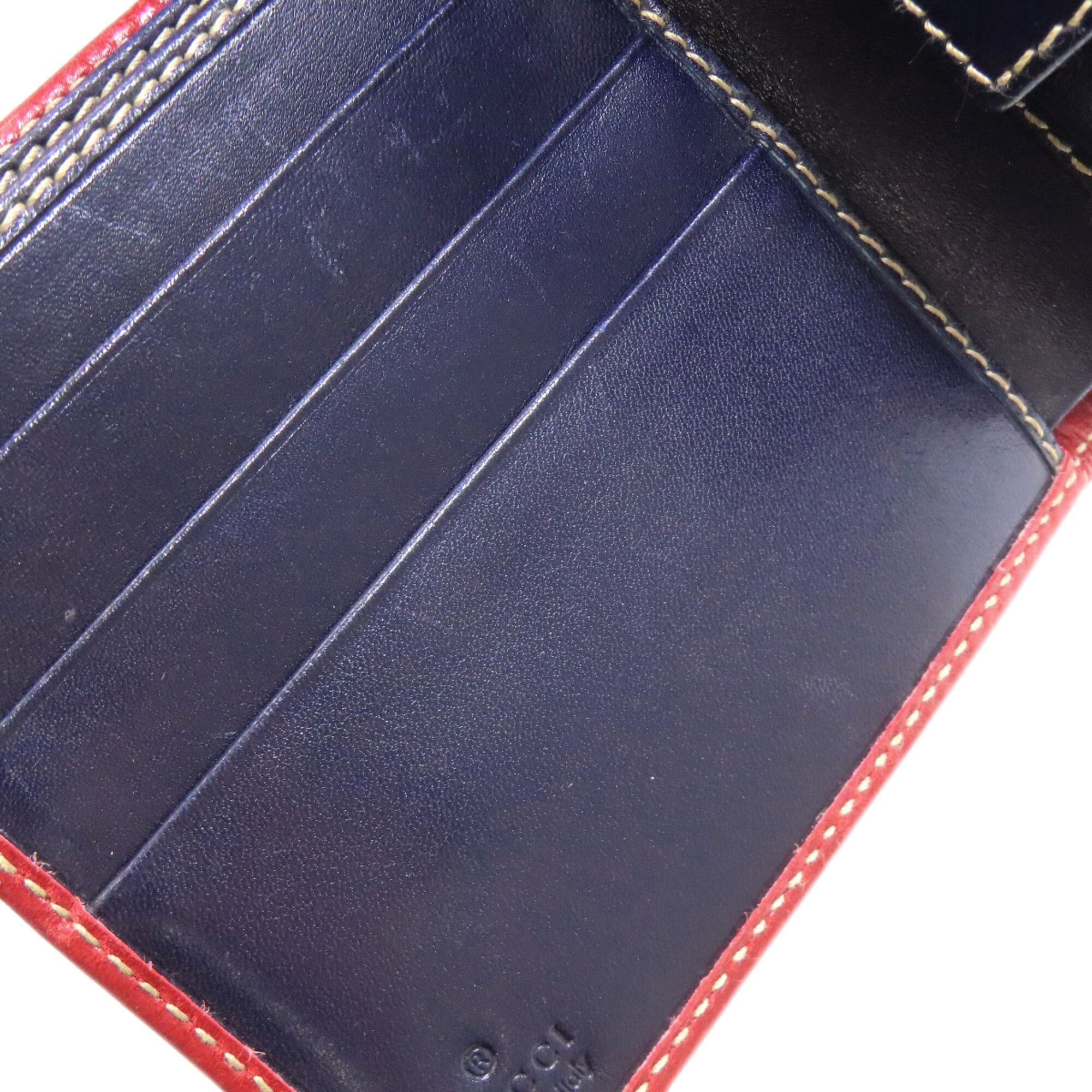 Gucci Gucci 190415 Logo Bi-fold Wallet Nylon Women's GUCCI Size ONE SIZE - 10 Thumbnail