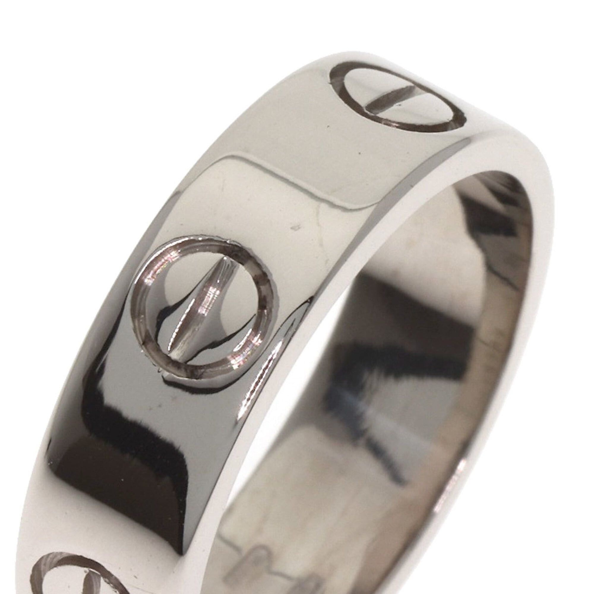 Cartier Cartier Love Ring #53, 18K White Gold, Women's Ring, CARTIER Size ONE SIZE - 7 Thumbnail