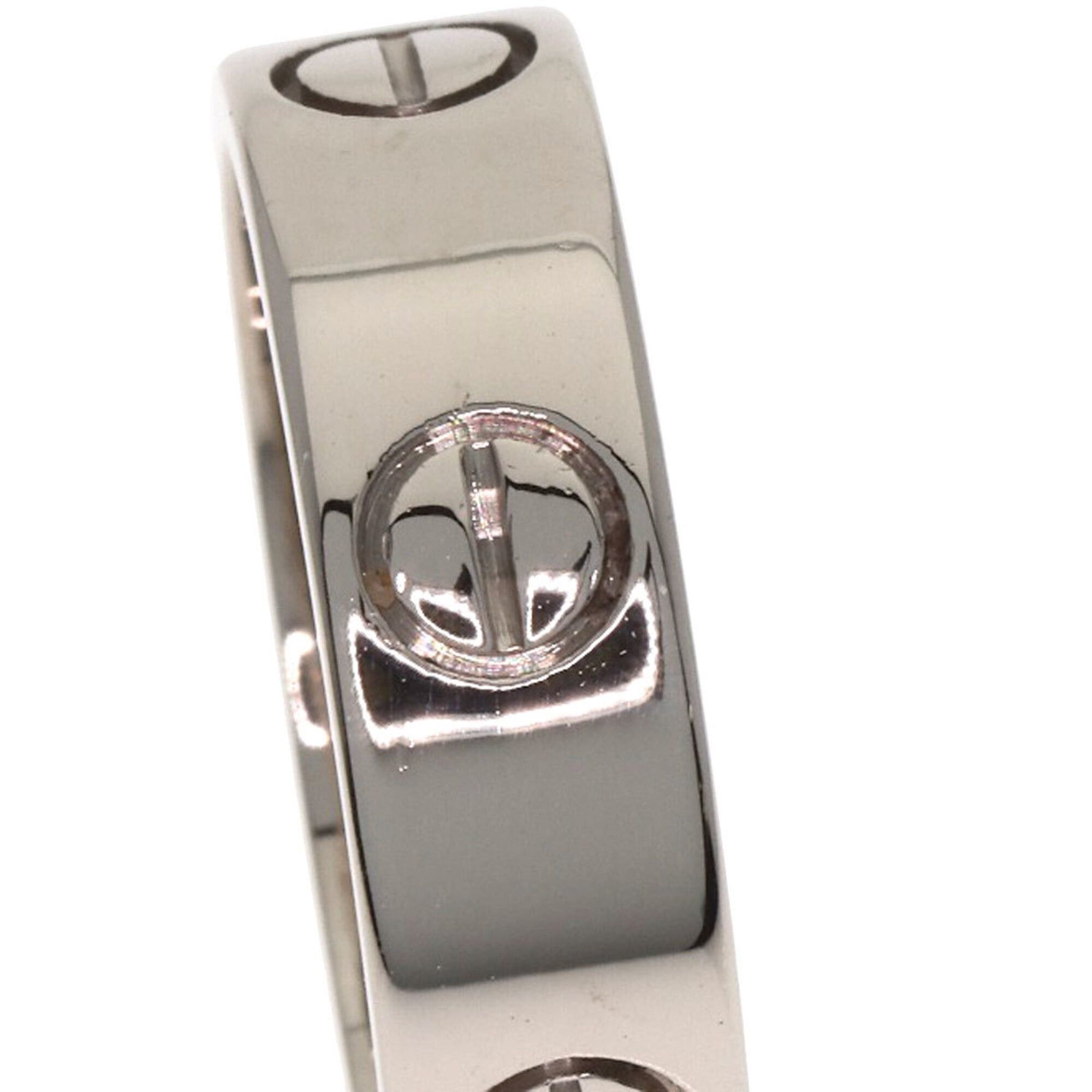 Cartier Cartier Love Ring #53, 18K White Gold, Women's Ring, CARTIER Size ONE SIZE - 6 Thumbnail