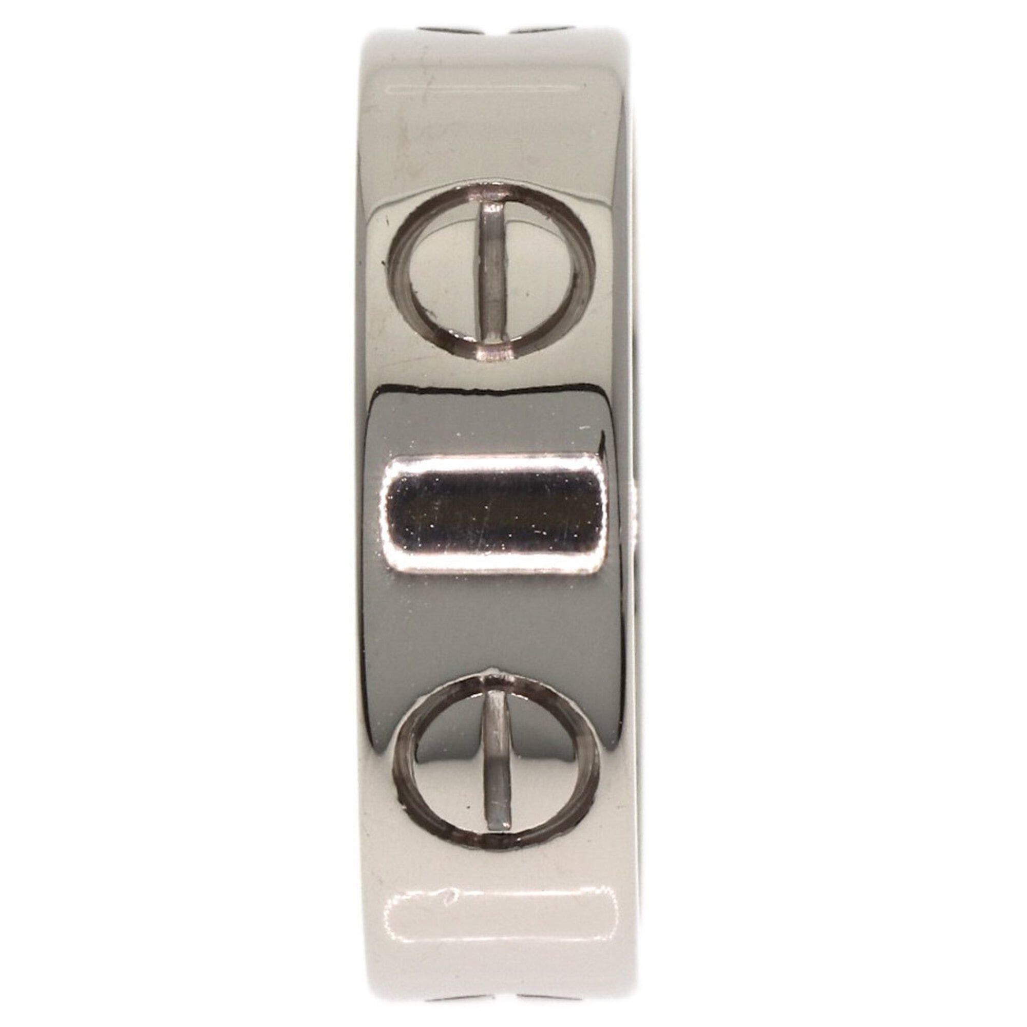 Cartier Cartier Love Ring #53, 18K White Gold, Women's Ring, CARTIER Size ONE SIZE - 3 Thumbnail