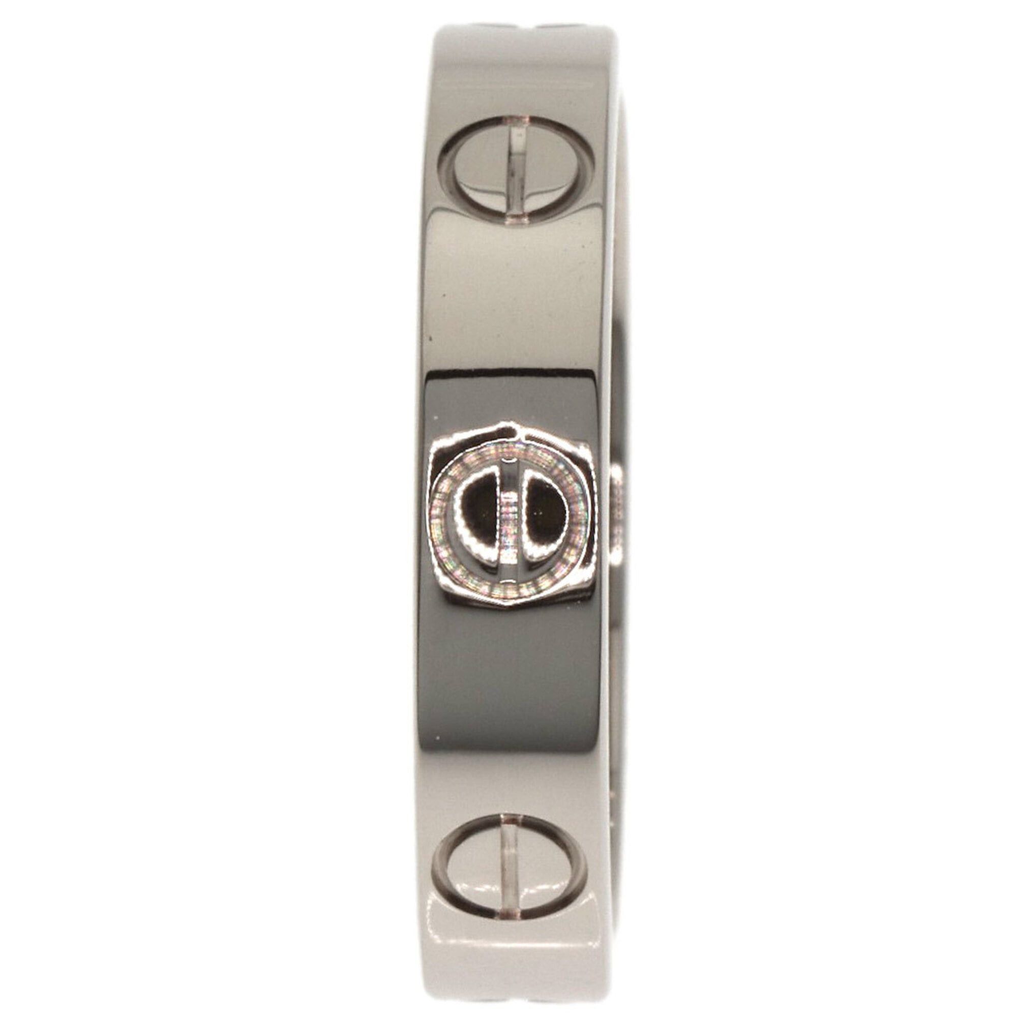 Cartier Cartier Mini Love Ring #49, 18K White Gold, Women's Ring, CARTIER Size ONE SIZE - 3 Thumbnail