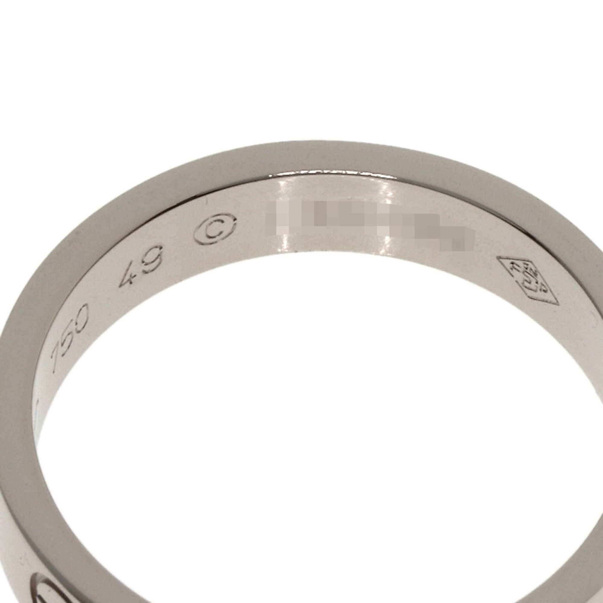 Cartier Cartier Mini Love Ring #49, 18K White Gold, Women's Ring, CARTIER Size ONE SIZE - 5 Thumbnail