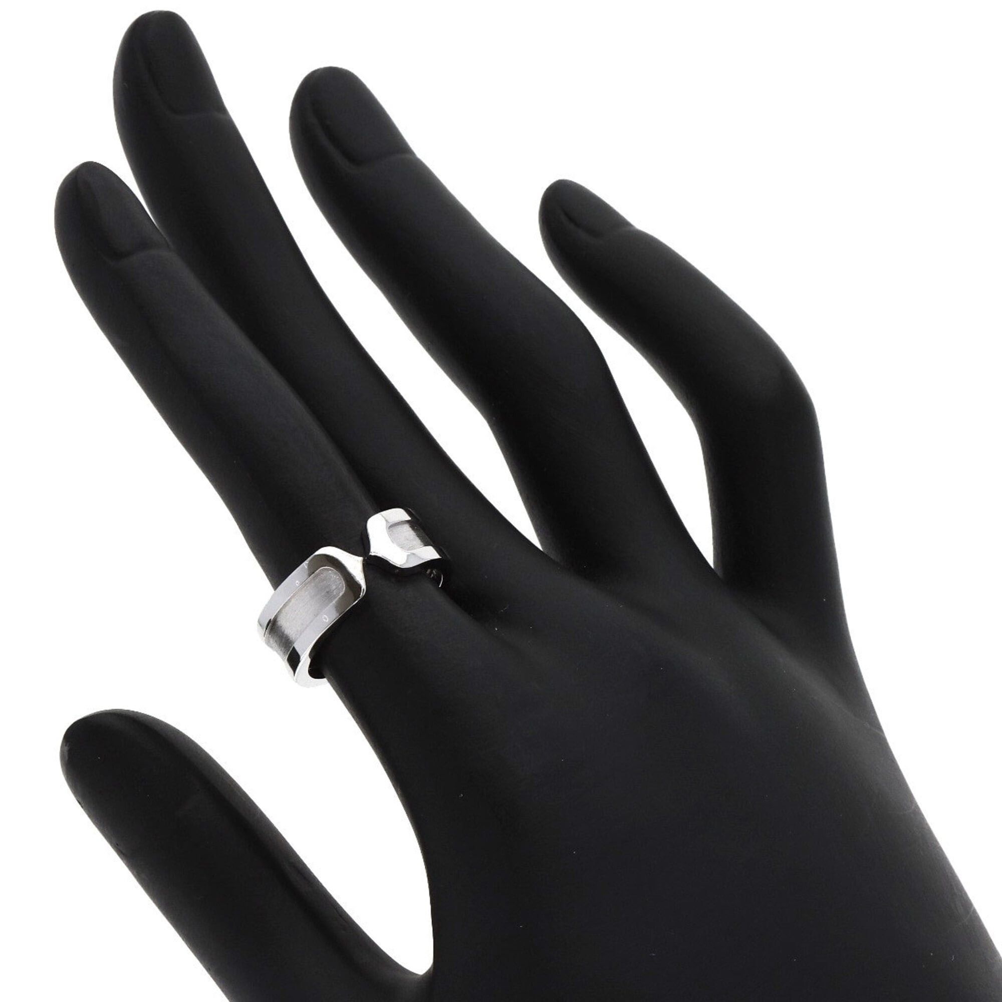Cartier Cartier C2 #50 Ring, 18K White Gold, Women's, CARTIER Size ONE SIZE - 6 Thumbnail