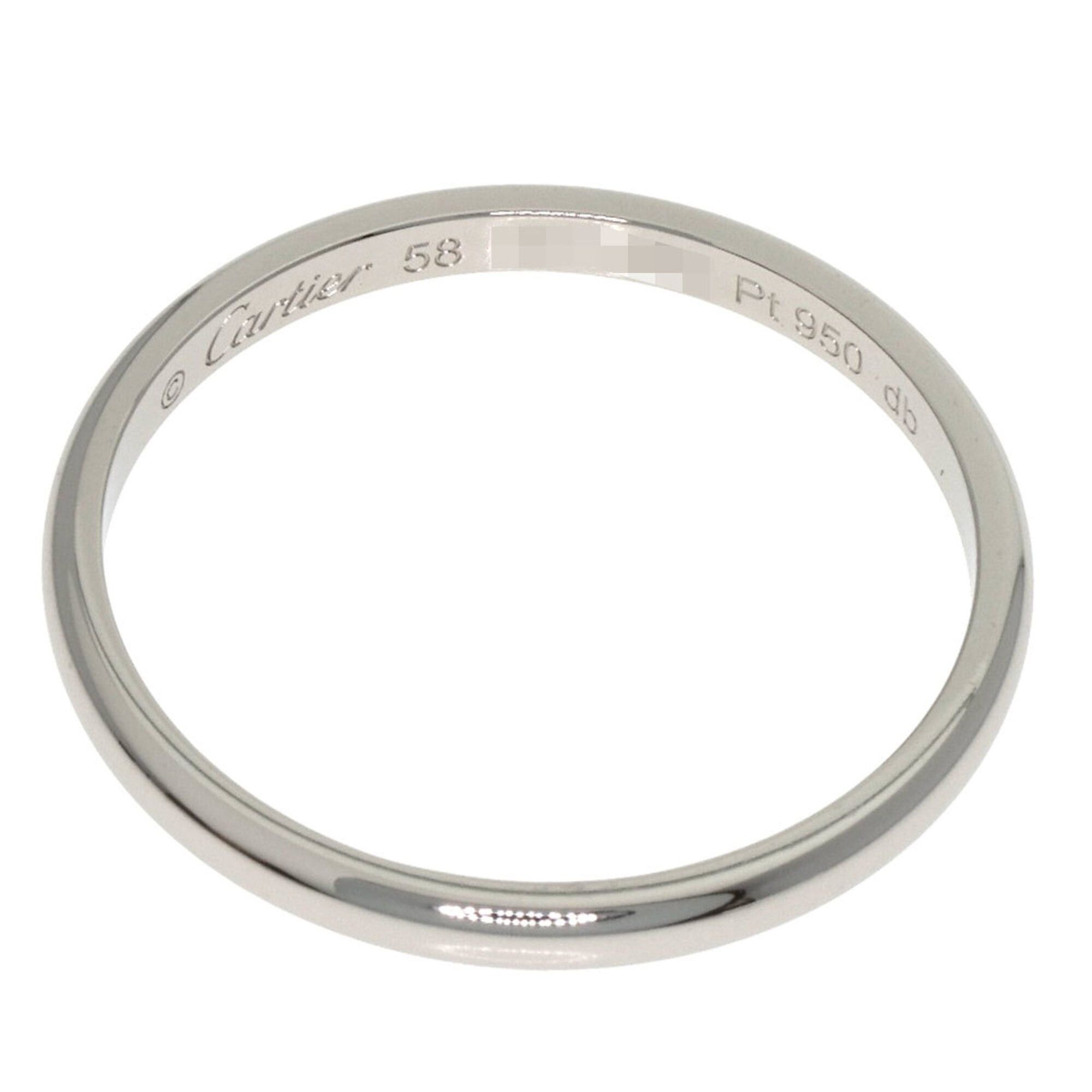 Cartier Cartier Wedding Ring #58 Platinum PT950 Men's CARTIER Size ONE SIZE - 4 Thumbnail