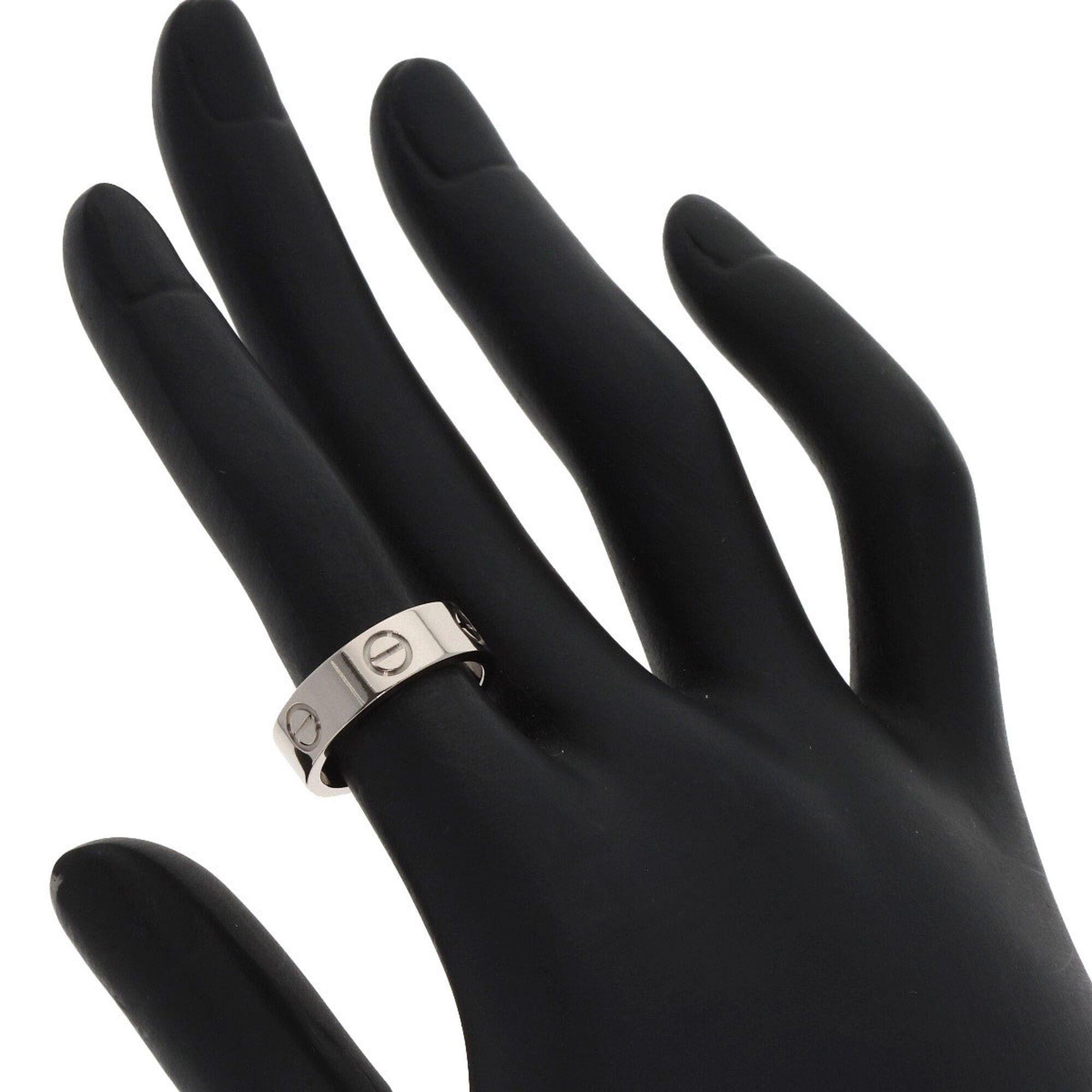 Cartier Cartier Love Ring #50, 18K White Gold, Women's Ring, CARTIER Size ONE SIZE - 5 Thumbnail