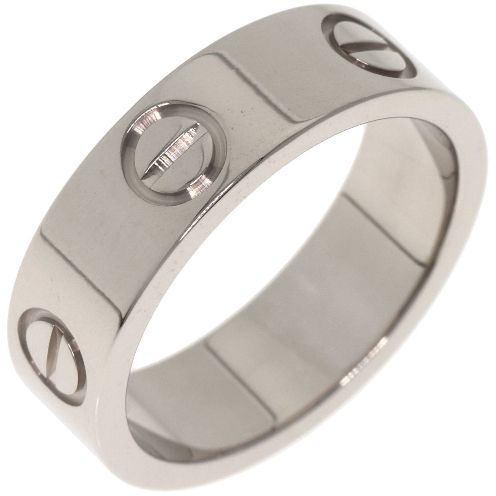 Cartier Cartier Love Ring #50, 18K White Gold, Women's Ring, CARTIER Size ONE SIZE - 2 Thumbnail