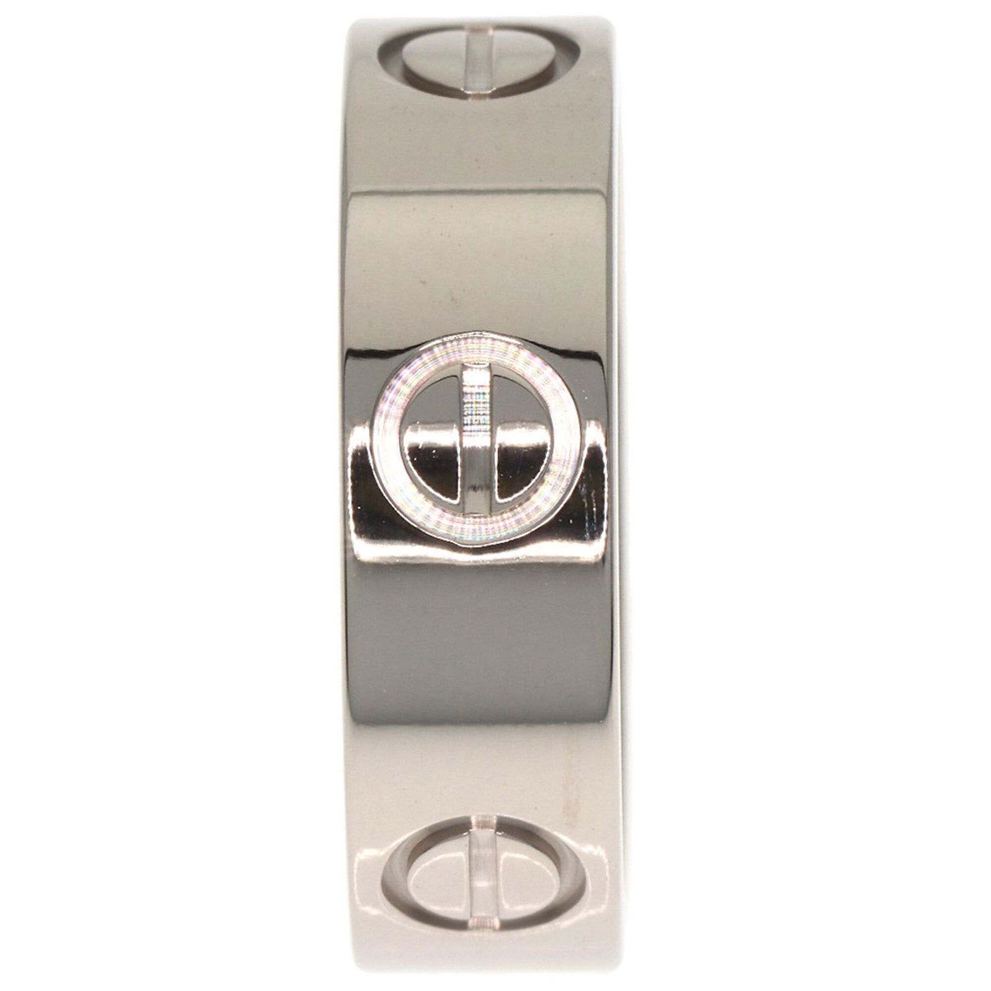 Cartier Cartier Love Ring #50, 18K White Gold, Women's Ring, CARTIER Size ONE SIZE - 3 Thumbnail
