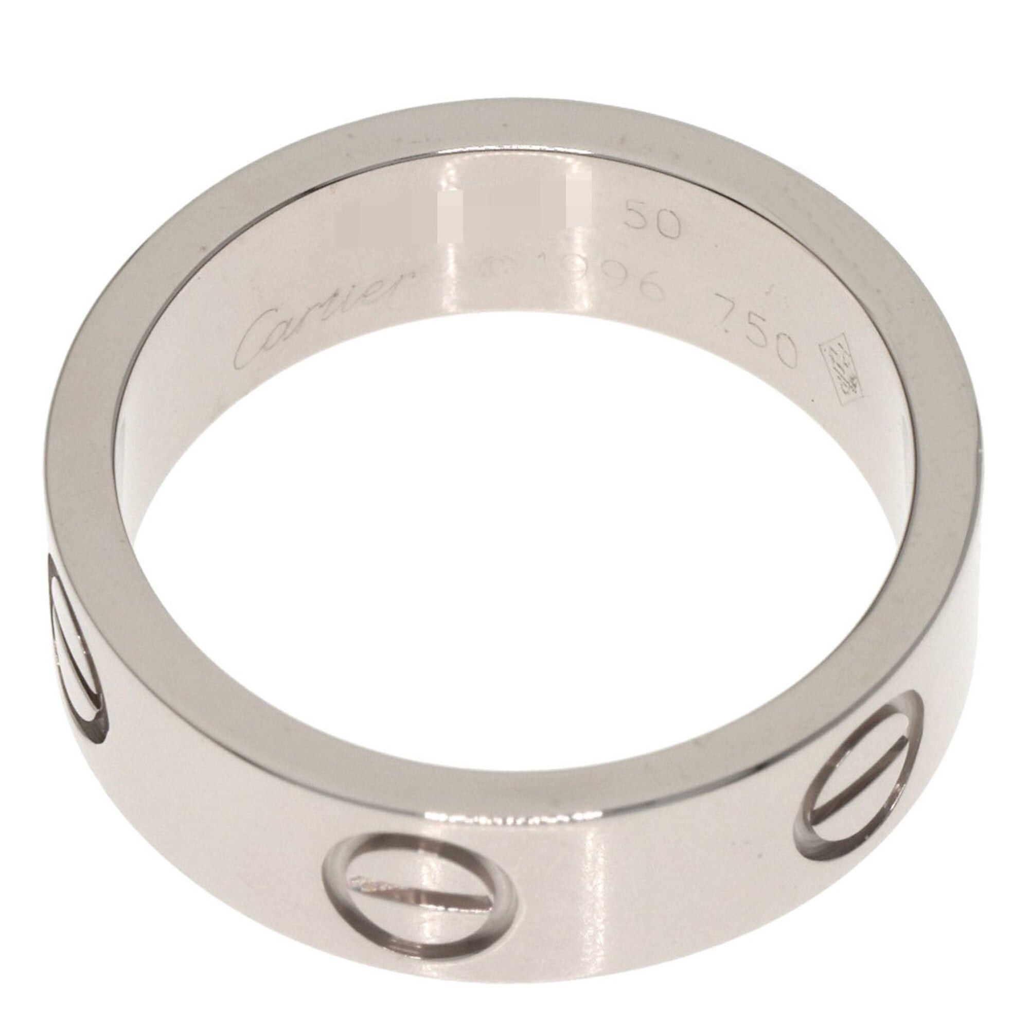 Cartier Cartier Love Ring #50, 18K White Gold, Women's Ring, CARTIER Size ONE SIZE - 4 Thumbnail