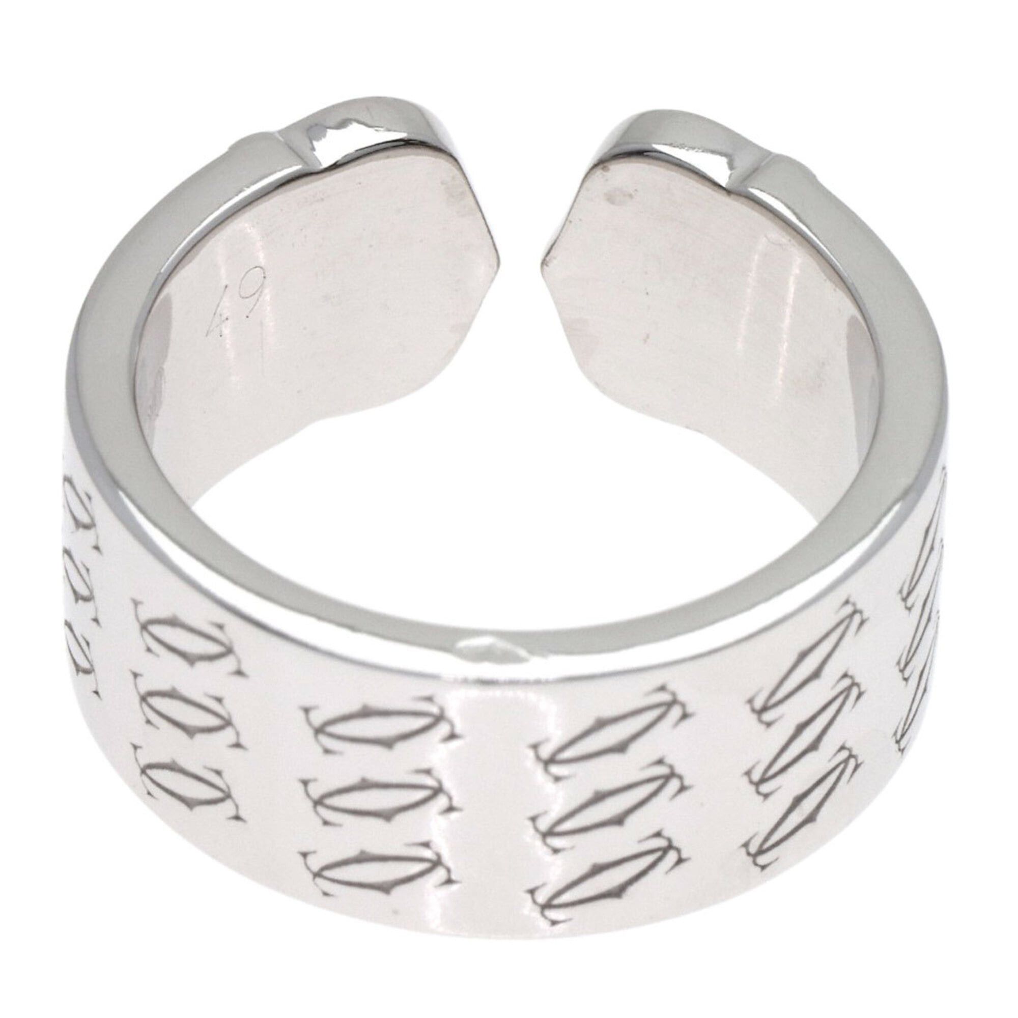 Cartier Cartier C2 Ring, Diamond, 2000 Christmas Limited Edition, #49, 18K White Gold, Women's CARTIER Size ONE SIZE - 4 Thumbnail