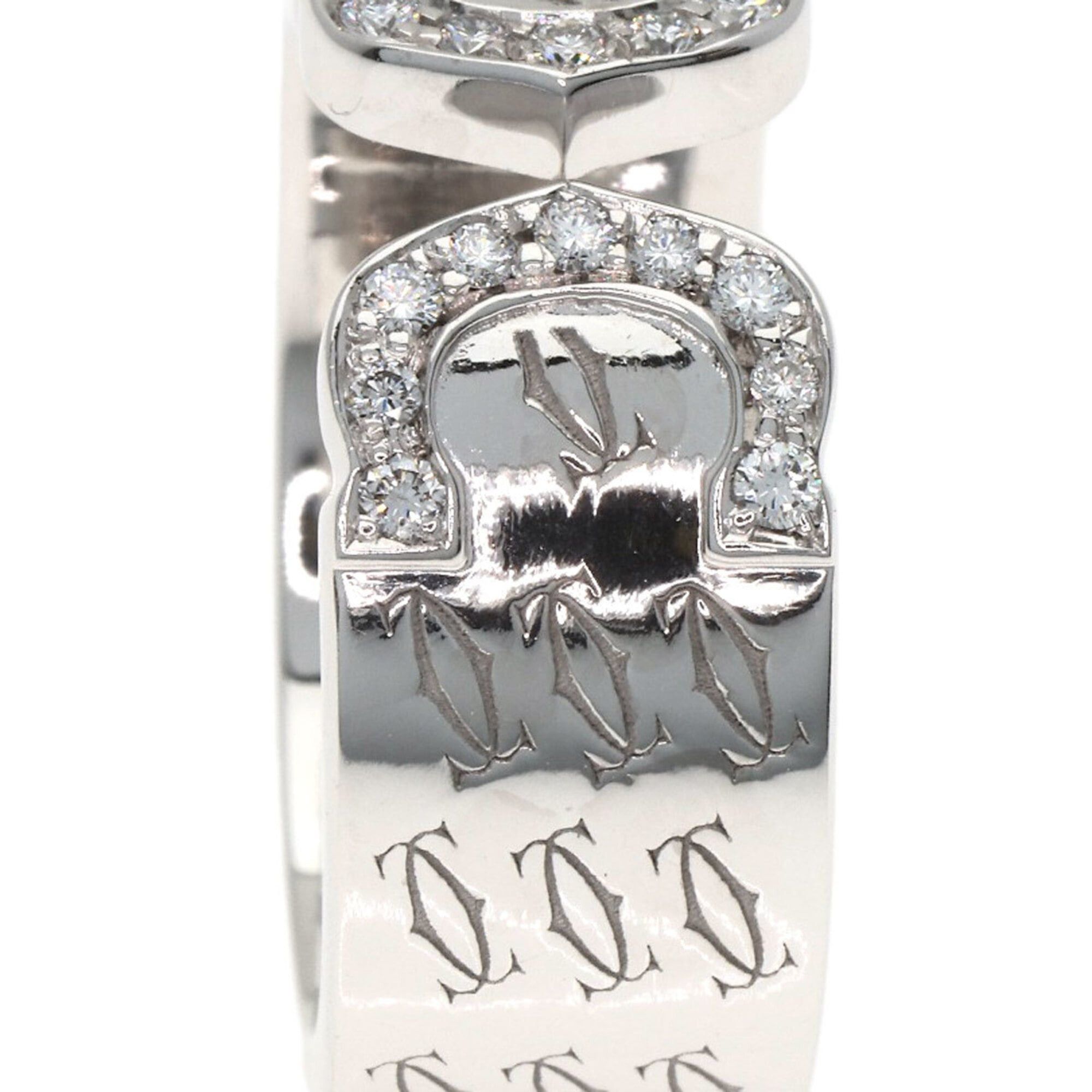 Cartier Cartier C2 Ring, Diamond, 2000 Christmas Limited Edition, #49, 18K White Gold, Women's CARTIER Size ONE SIZE - 8 Thumbnail