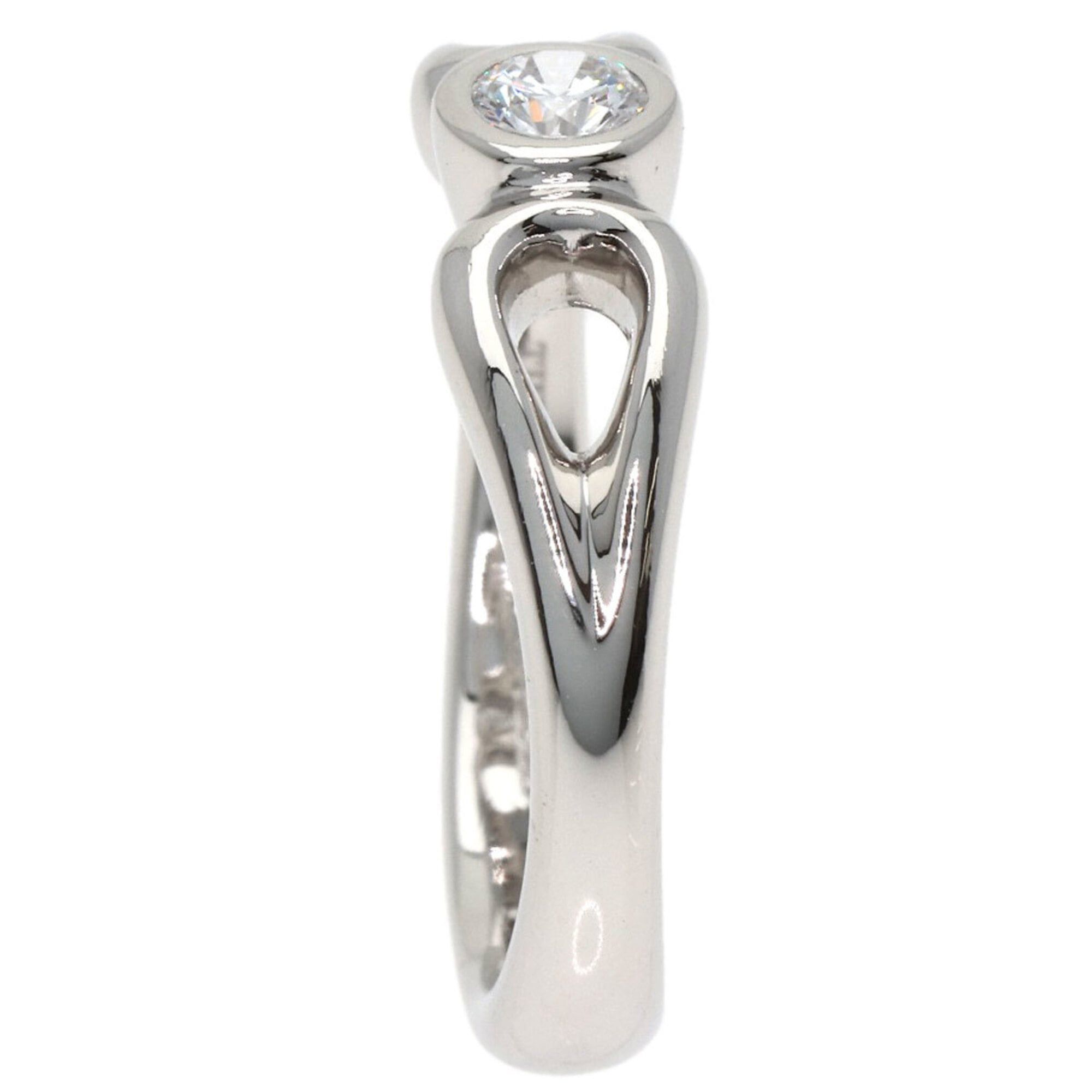 Tiffany & Co. Tiffany & Co. Double Open Teardrop Diamond Ring, Platinum PT950, Women's. Size ONE SIZE - 3 Thumbnail