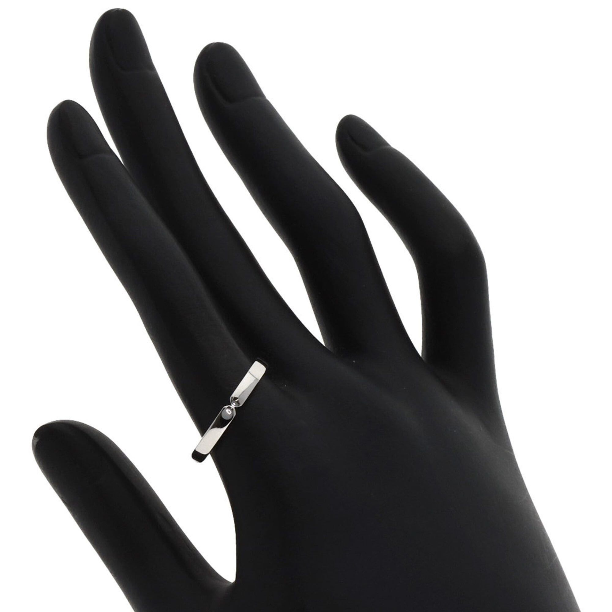 Hermes Hermes Everkelly #57 Ring, Platinum PT950, Men's HERMES Size ONE SIZE - 6 Thumbnail