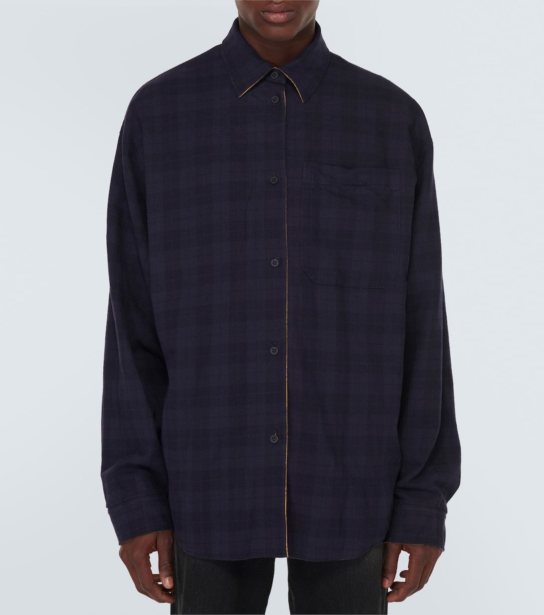 Balenciaga Reversible checked cotton shirt Size US L / EU 52-54 / 3 - 6 Thumbnail