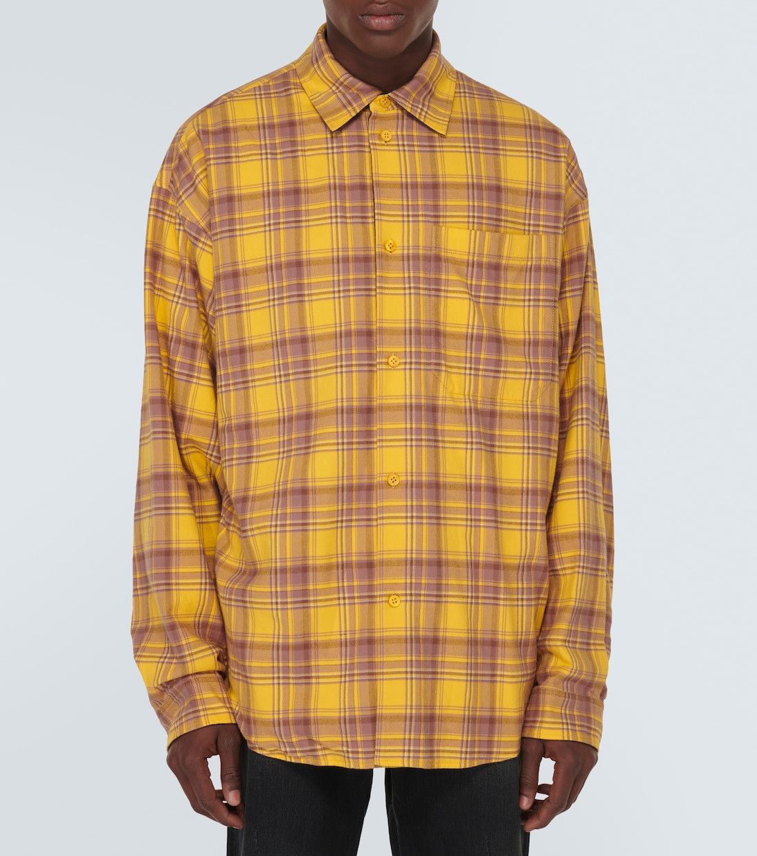 Balenciaga Reversible checked cotton shirt Size US XL / EU 56 / 4 - 3 Thumbnail