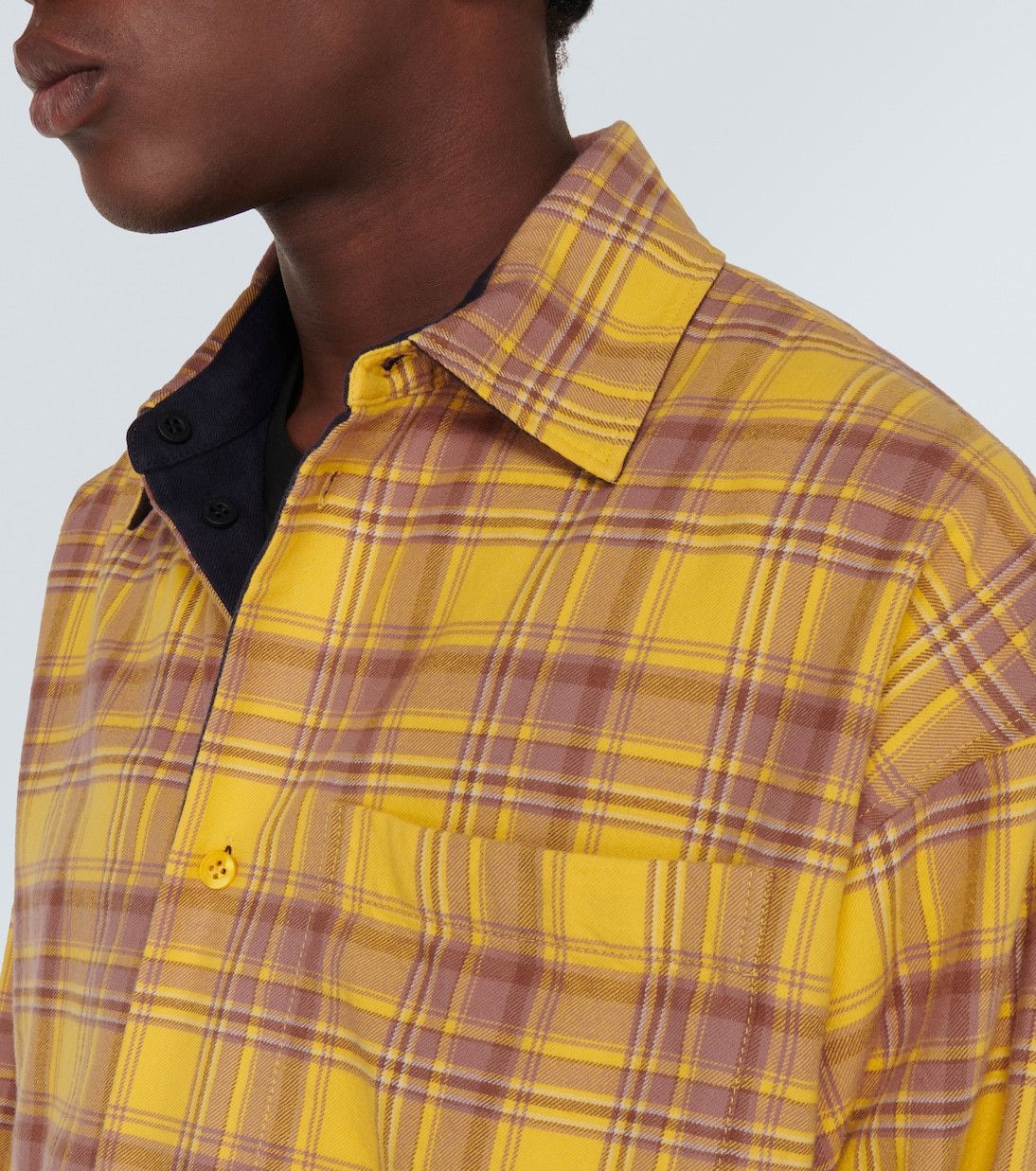 Balenciaga Reversible checked cotton shirt Size US XL / EU 56 / 4 - 5 Thumbnail