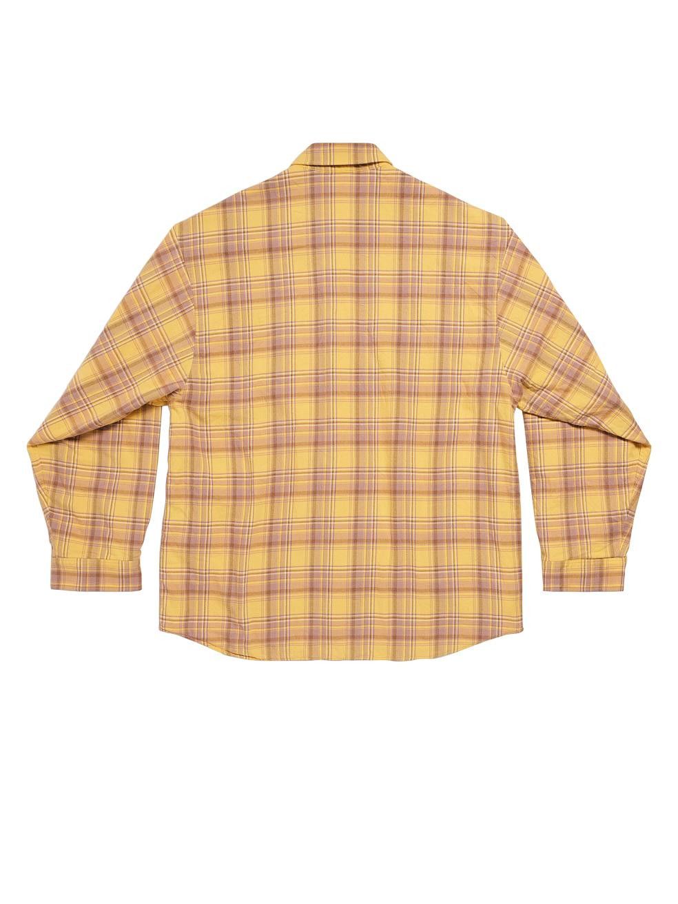 Balenciaga lined shirt checked oversize yellow Size US XXL / EU 58 / 5 - 2 Thumbnail