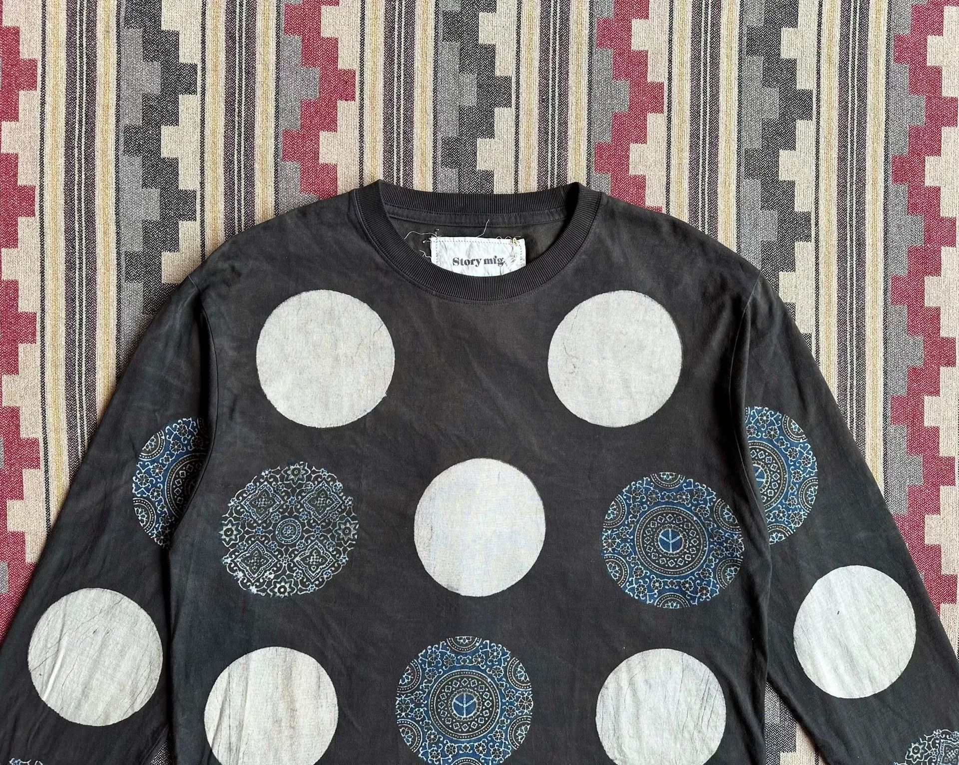 Story Mfg. Story mfg. Grateful LS Polka Dot Tee Size US S / EU 44-46 / 1 - 3 Thumbnail