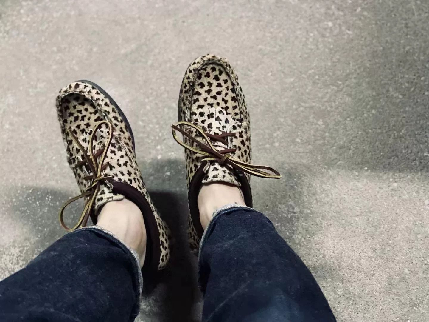 Yuketen Yuketen Blucher Kiltie Boat Sole Leopard Size US 6 / EU 39 - 8 Thumbnail