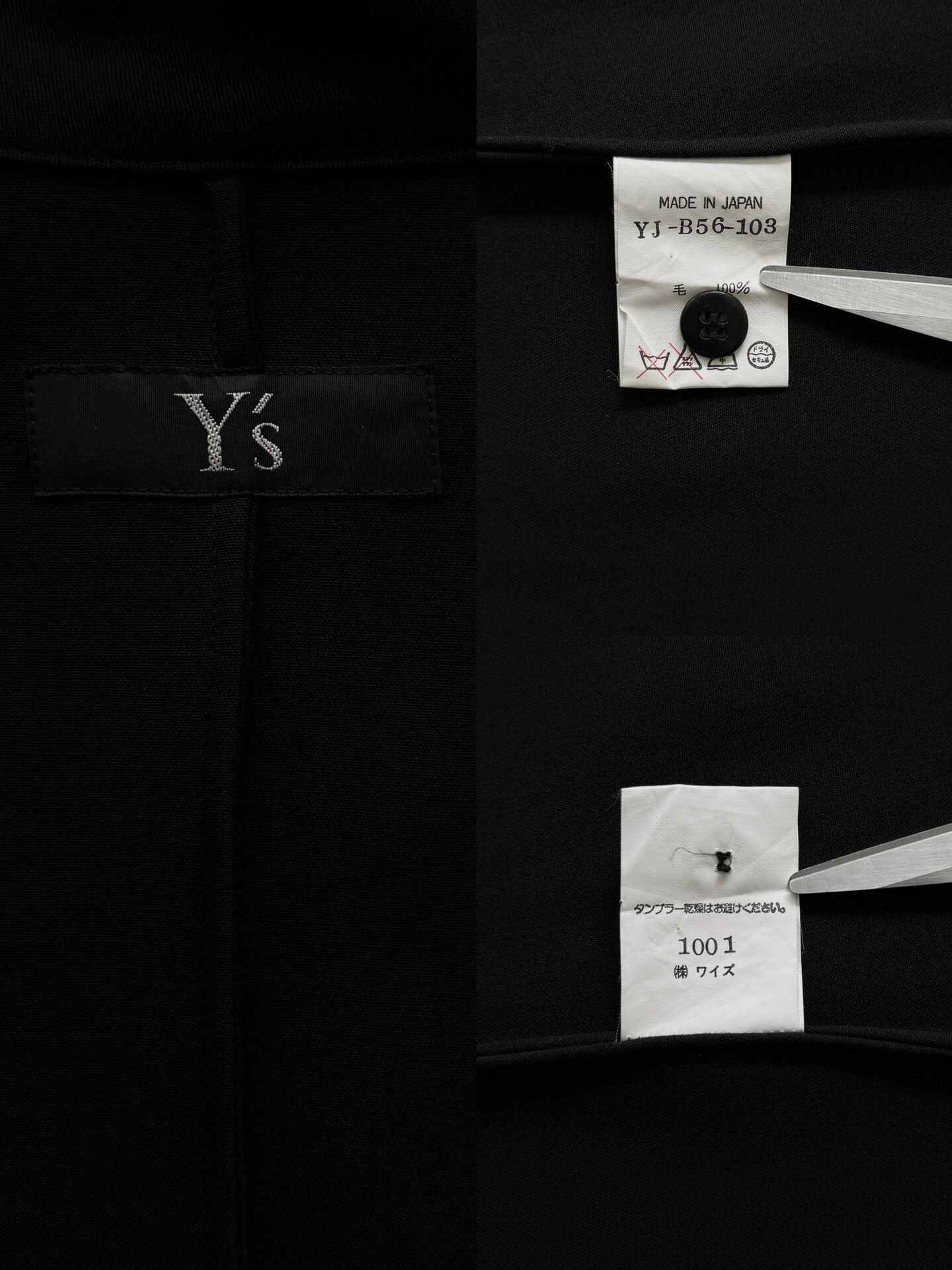 Yohji Yamamoto Yohji Yamamoto Y's 1998SS Wool Shirt Jacket Size US M / EU 48-50 / 2 - 9 Thumbnail