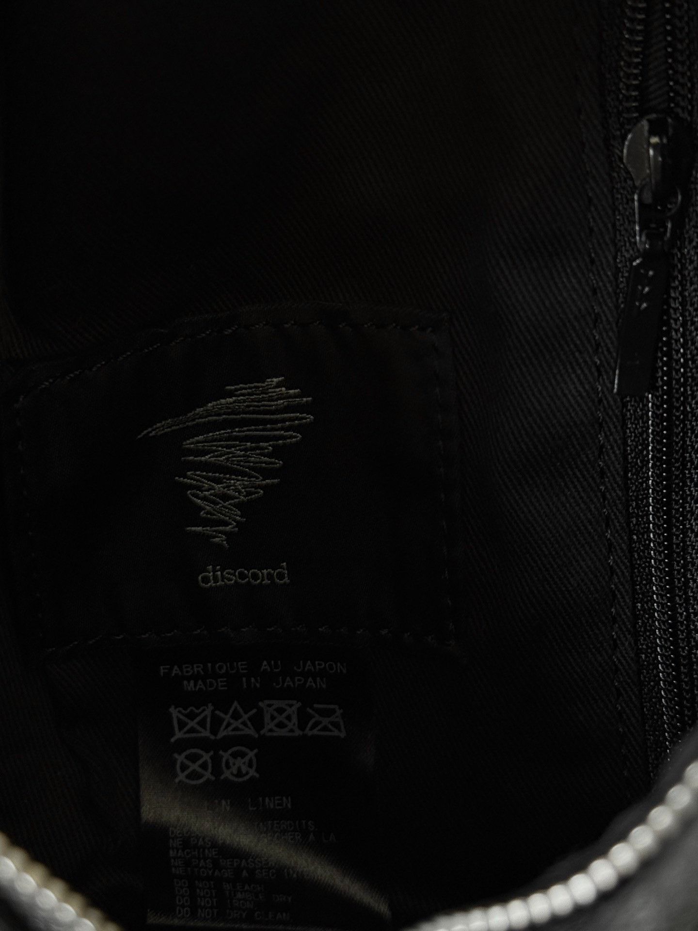 Yohji Yamamoto Yohji Yamamoto Discord Linen Drop Bag Size ONE SIZE - 7 Thumbnail