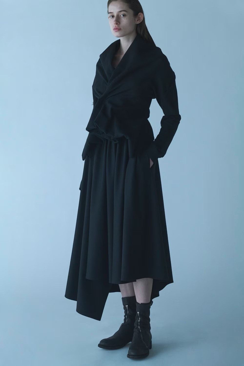 Yohji Yamamoto Yohji Yamamoto 24AW Asymmetric Wool Jacket Size US M / EU 48-50 / 2 - 7 Thumbnail