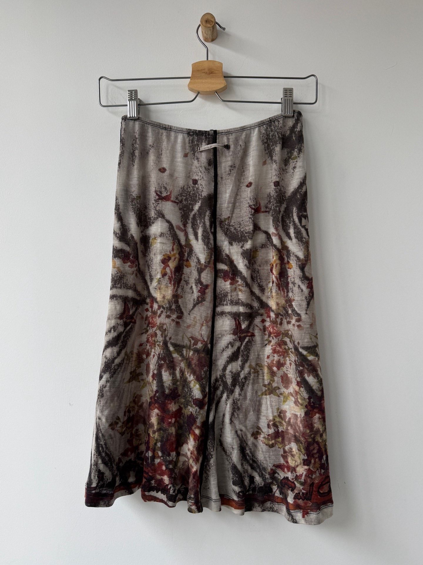 Jean Paul Gaultier Jean Paul Gaultier Tulle Portrait Skirt Size 40" / US 18 - 2 Thumbnail