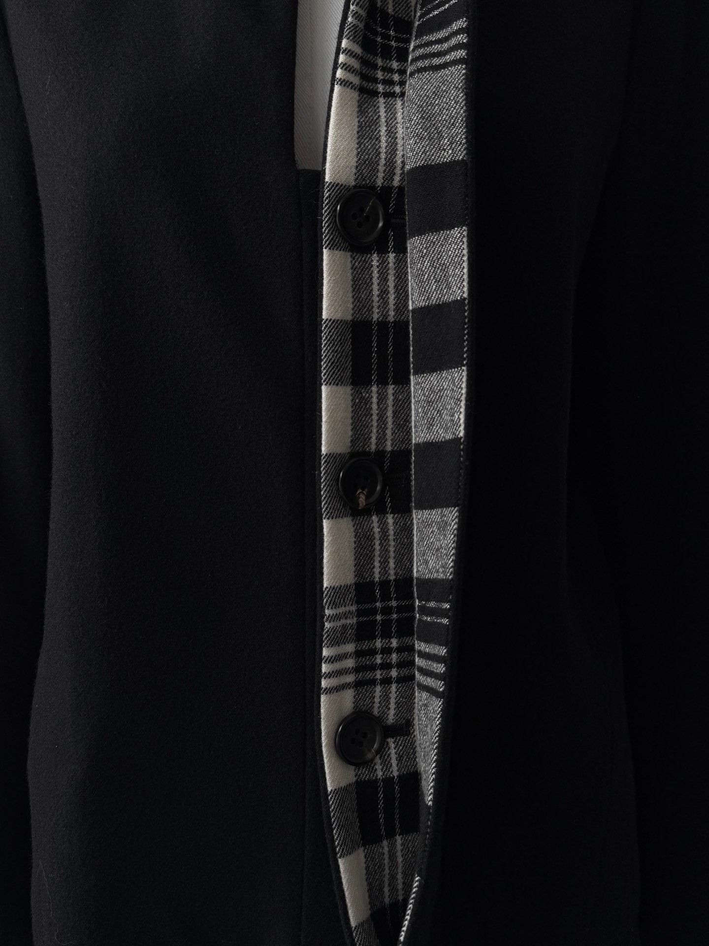 Yohji Yamamoto Yohji Yamamoto Noir 15AW Plaid Wool Jacket Size US M / EU 48-50 / 2 - 3 Thumbnail