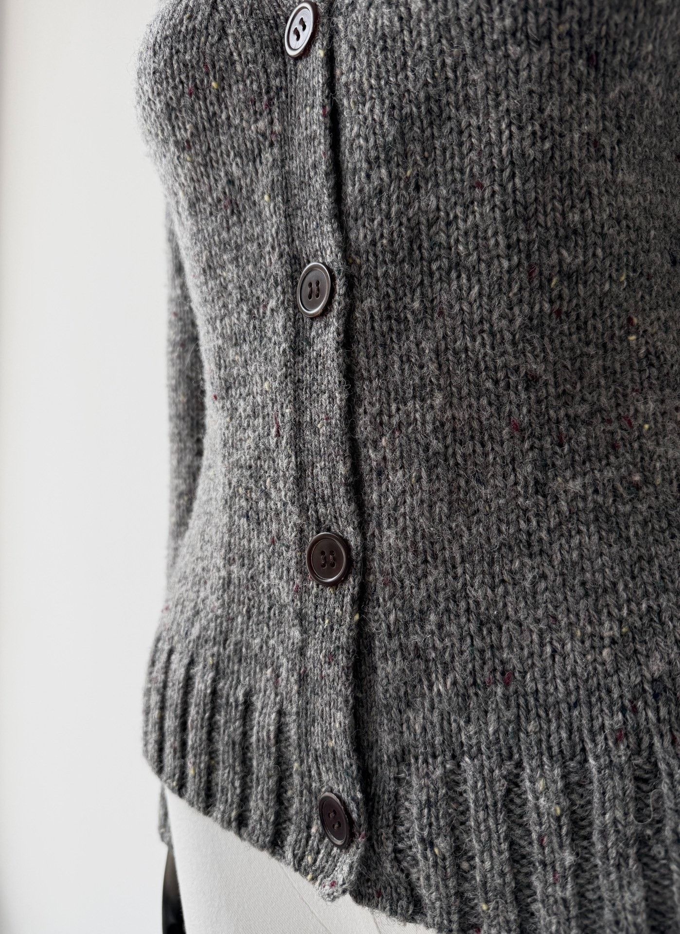 Yohji Yamamoto Yohji Yamamoto Y's 11AW Heathered Wool Cardigan Size M / US 6-8 / IT 42-44 - 5 Thumbnail