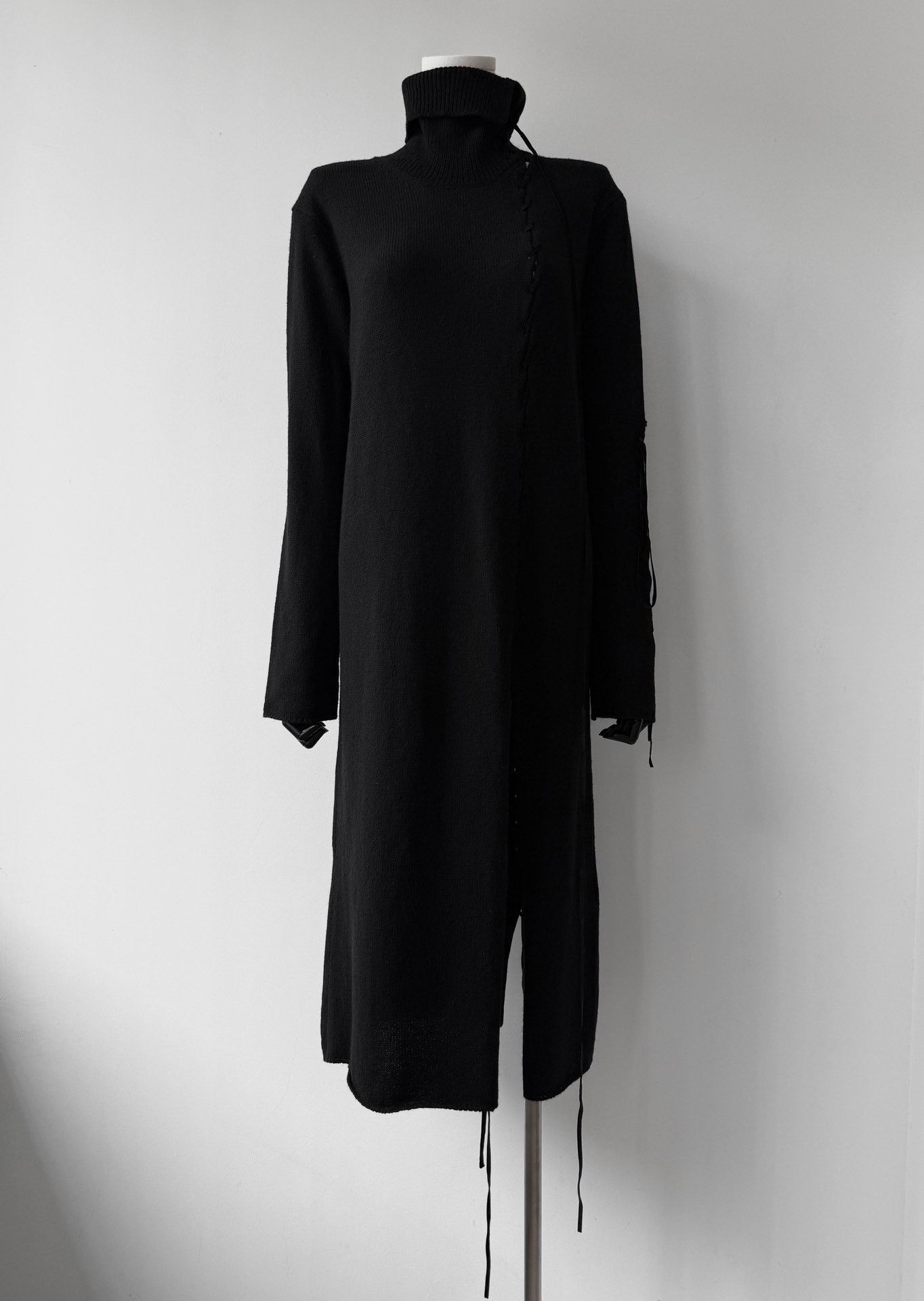 Yohji Yamamoto Yohji Yamamoto 18AW Leather Cord Sweater Size M / US 6-8 / IT 42-44 - 4 Thumbnail