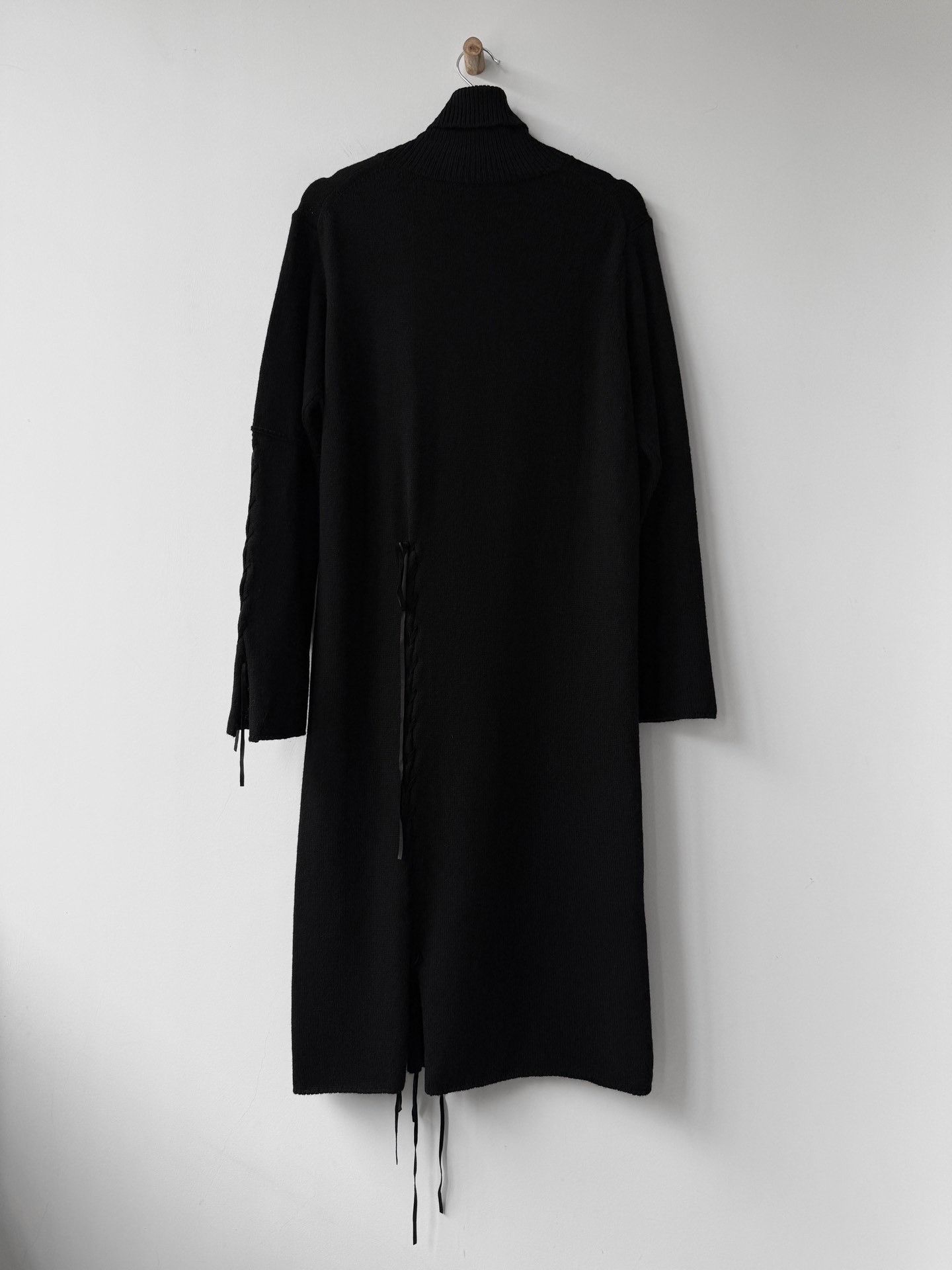Yohji Yamamoto Yohji Yamamoto 18AW Leather Cord Sweater Size M / US 6-8 / IT 42-44 - 2 Thumbnail