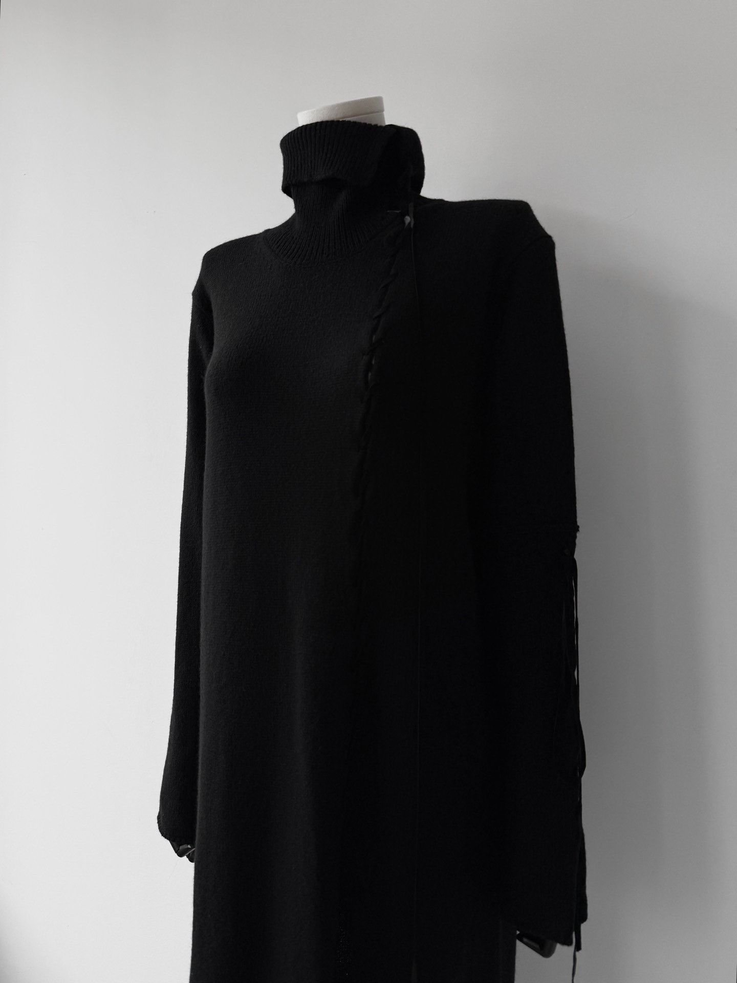 Yohji Yamamoto Yohji Yamamoto 18AW Leather Cord Sweater Size M / US 6-8 / IT 42-44 - 6 Thumbnail