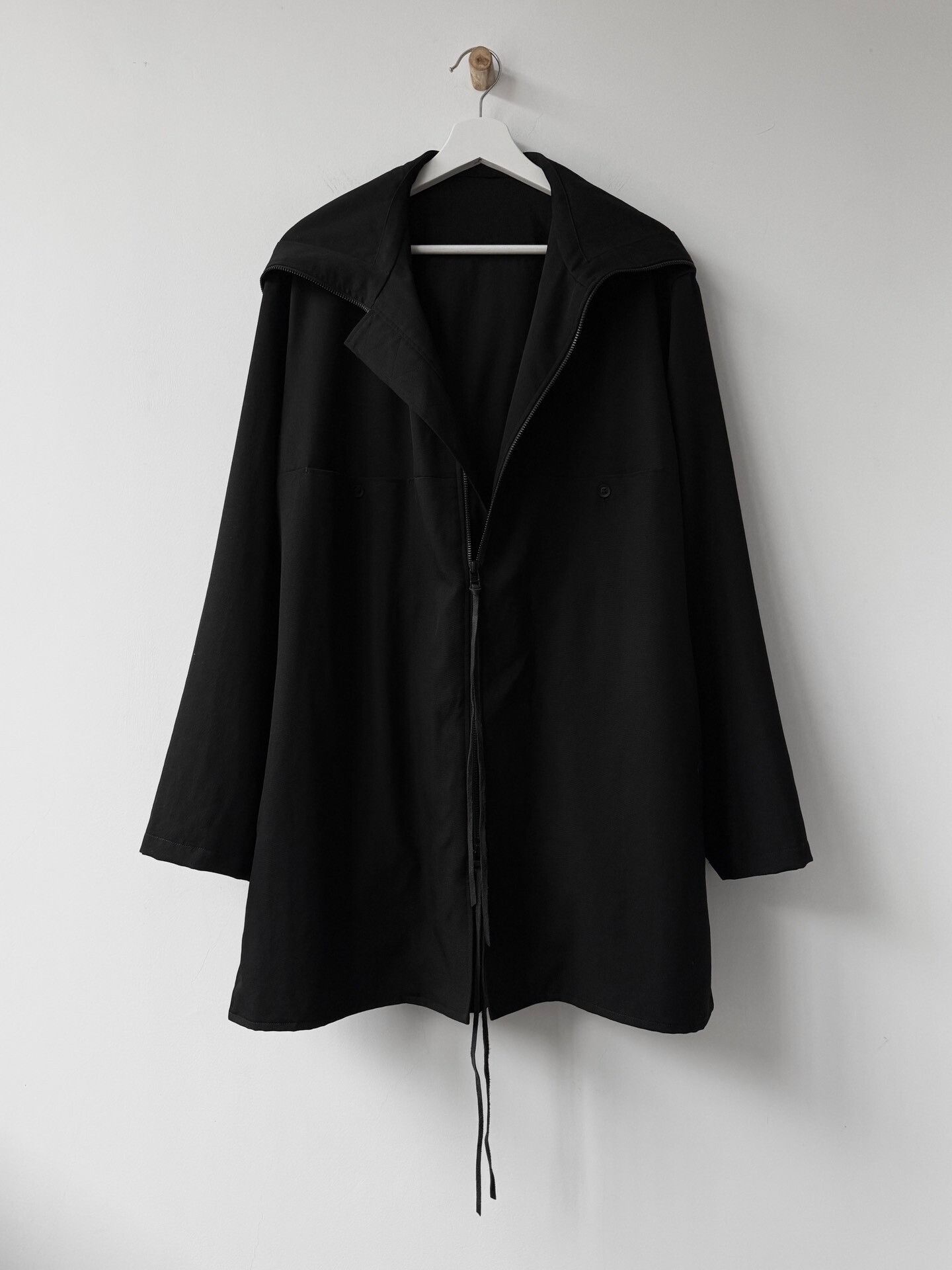Yohji Yamamoto Yohji Yamamoto B Minimal Hooded Jacket Size US M / EU 48-50 / 2 - 2 Thumbnail