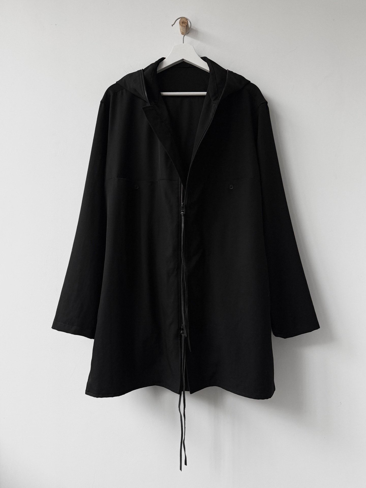 Yohji Yamamoto Yohji Yamamoto B Minimal Hooded Jacket Size US M / EU 48-50 / 2 - 3 Thumbnail