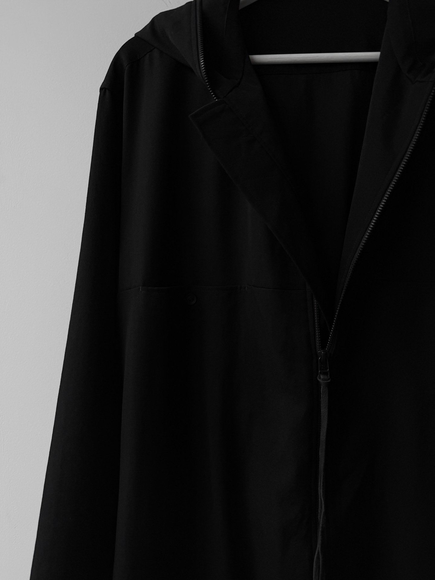 Yohji Yamamoto Yohji Yamamoto B Minimal Hooded Jacket Size US M / EU 48-50 / 2 - 5 Thumbnail
