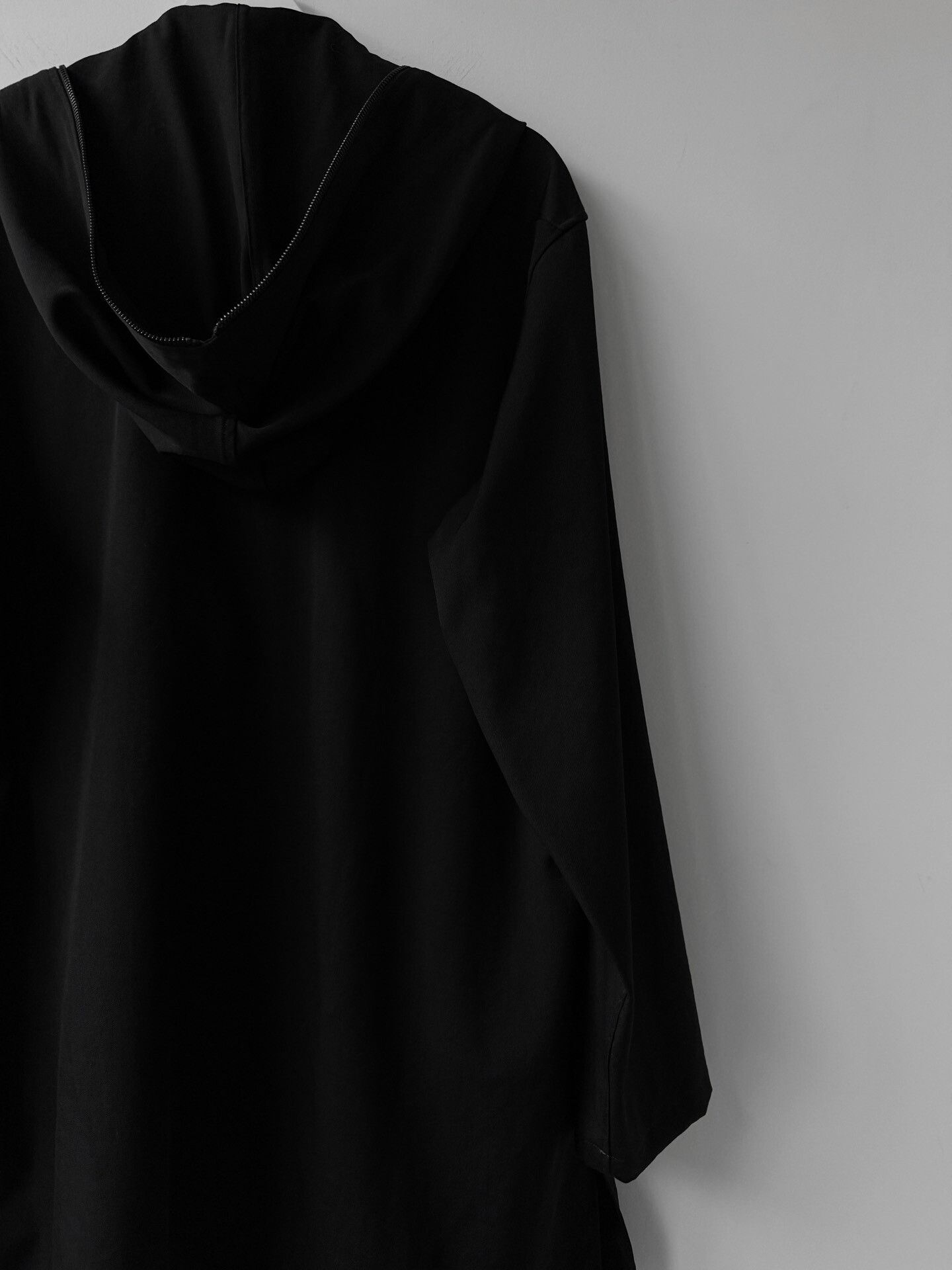 Yohji Yamamoto Yohji Yamamoto B Minimal Hooded Jacket Size US M / EU 48-50 / 2 - 7 Thumbnail