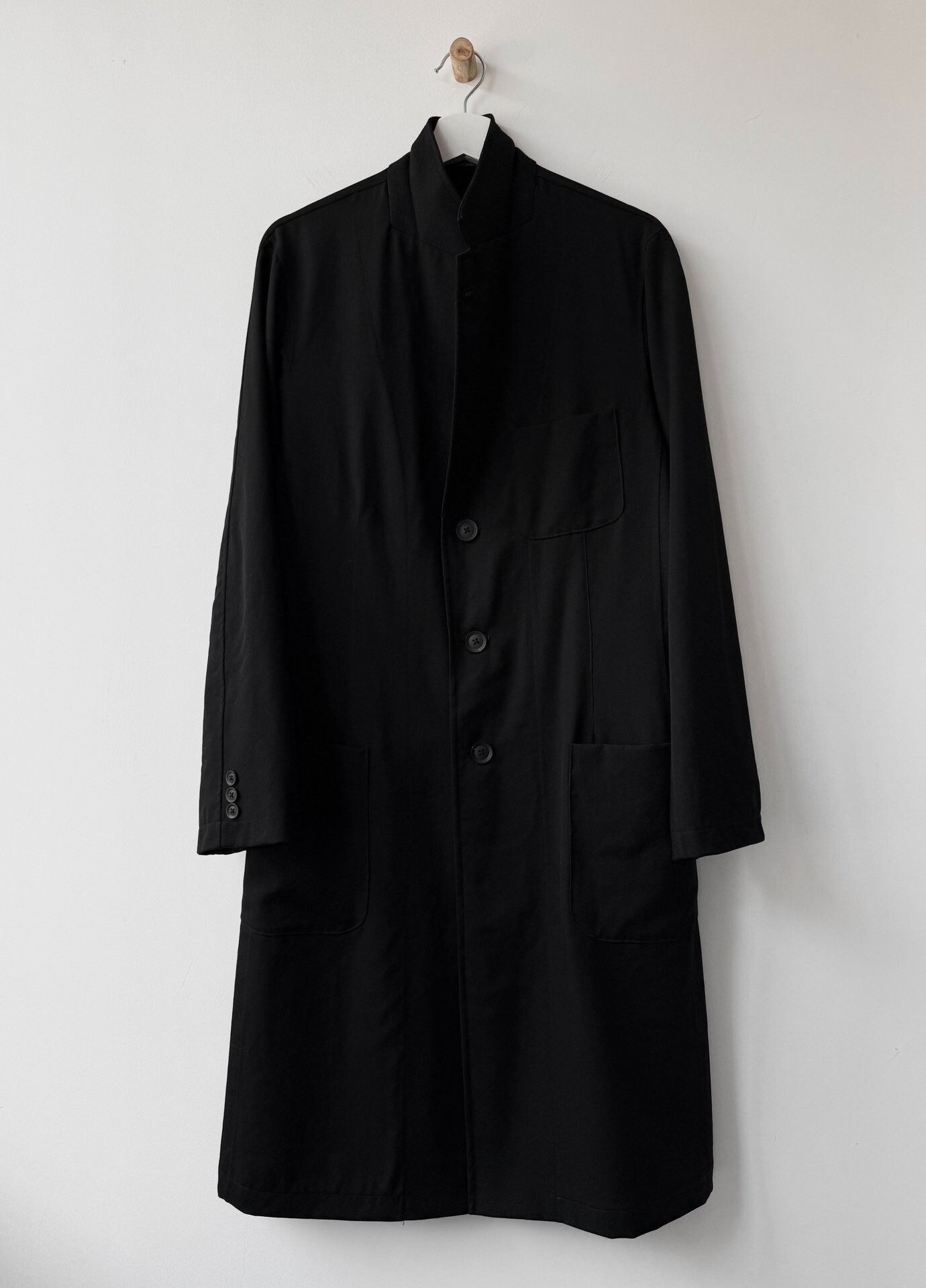 Yohji Yamamoto Yohji Yamamoto 21AW Gaba Wool Trench Coat Size US M / EU 48-50 / 2 - 3 Thumbnail