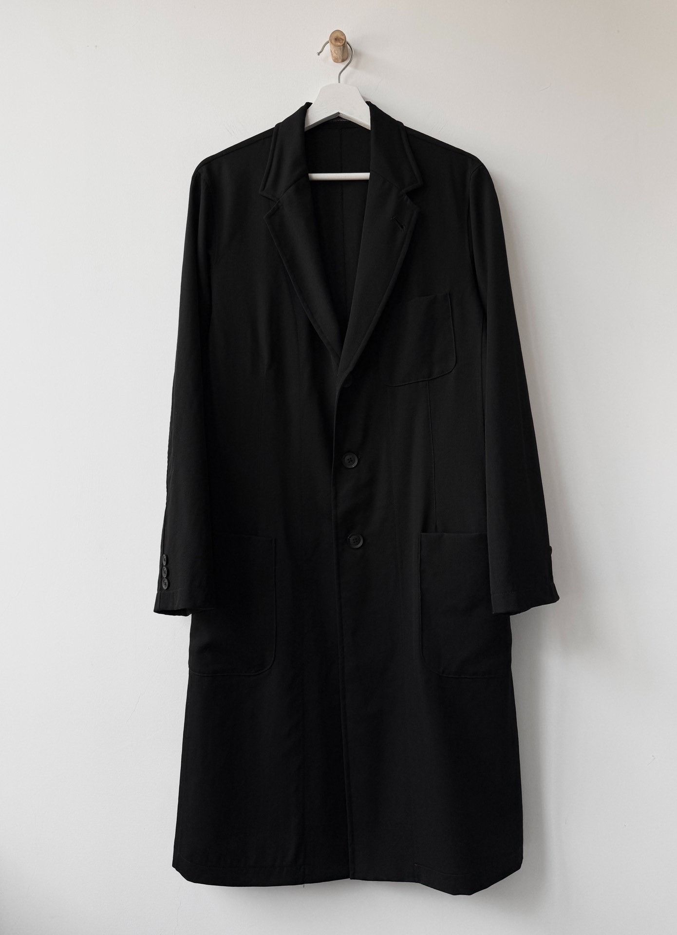 Yohji Yamamoto Yohji Yamamoto 21AW Gaba Wool Trench Coat Size US M / EU 48-50 / 2 - 2 Thumbnail