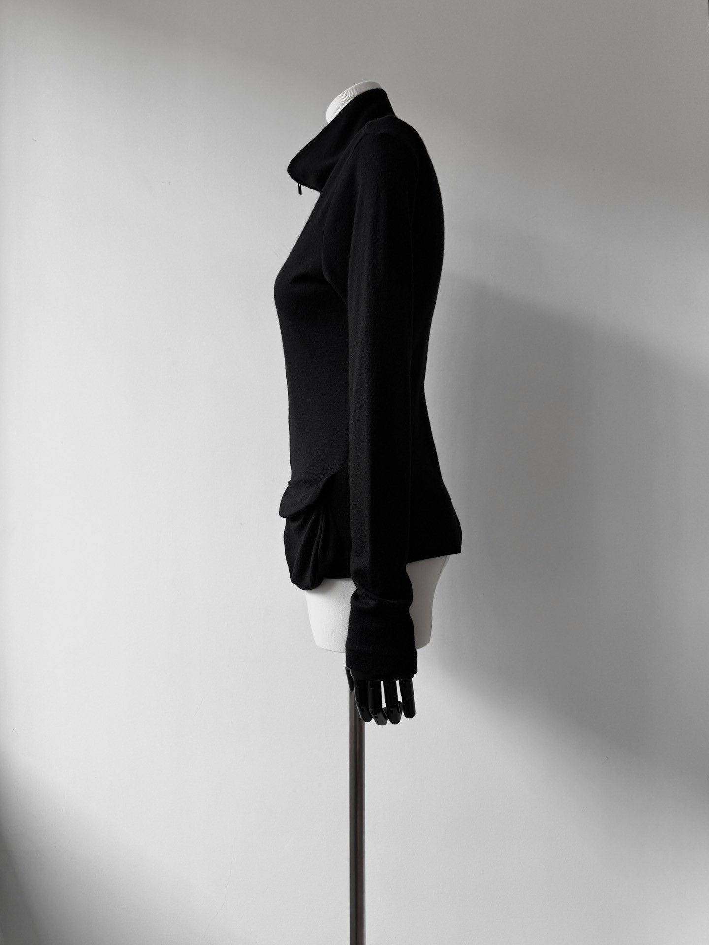 Yohji Yamamoto Yohji Yamamoto 23AW Zip Wool Jacket Size M / US 6-8 / IT 42-44 - 6 Thumbnail