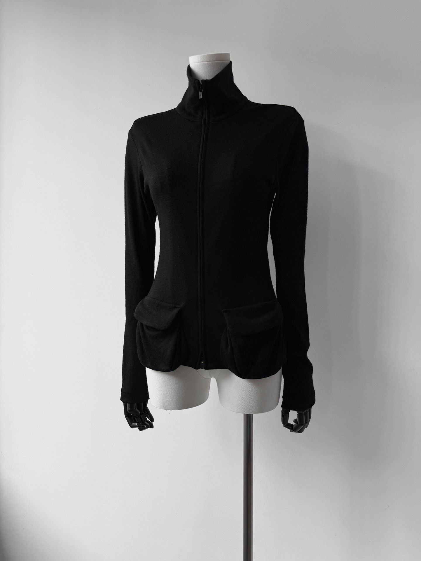 Yohji Yamamoto Yohji Yamamoto 23AW Zip Wool Jacket Size M / US 6-8 / IT 42-44 - 2 Thumbnail