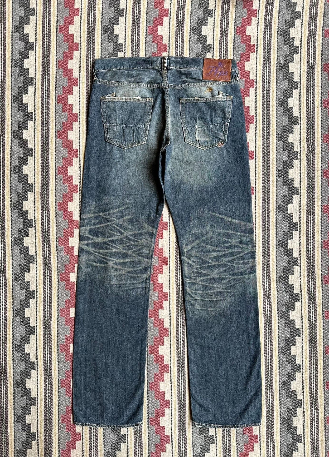 Prps Prps Heavy Washed Distressed Jeans Size US 34 / EU 50 - 2 Thumbnail