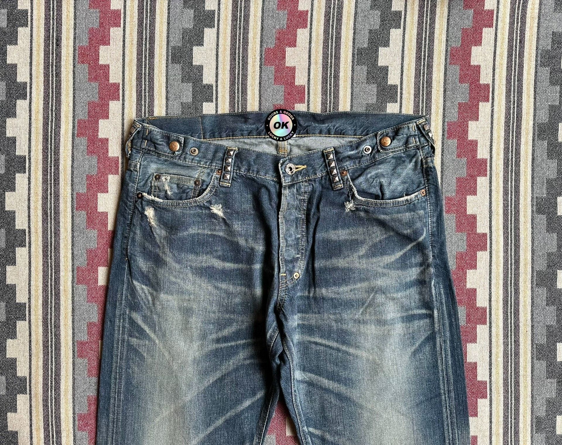 Prps Prps Heavy Washed Distressed Jeans Size US 34 / EU 50 - 4 Thumbnail
