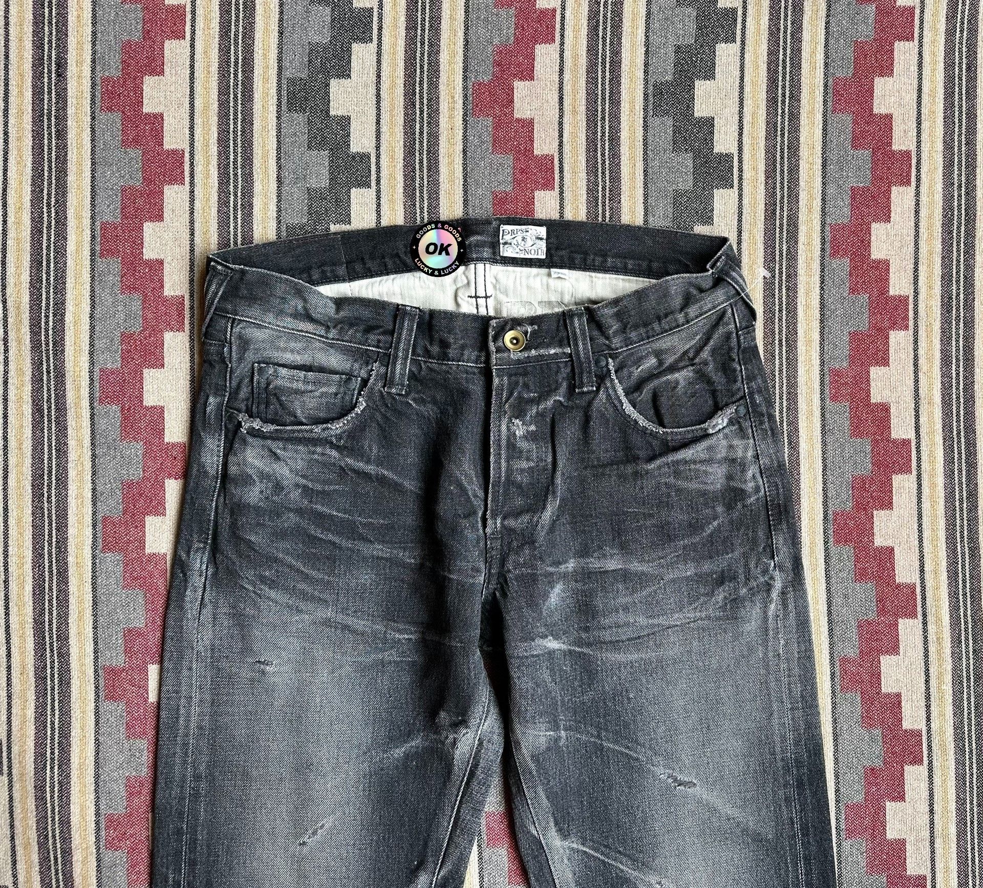 Prps Prps Noir P61P21VBL Black Jeans Size US 32 / EU 48 - 3 Thumbnail