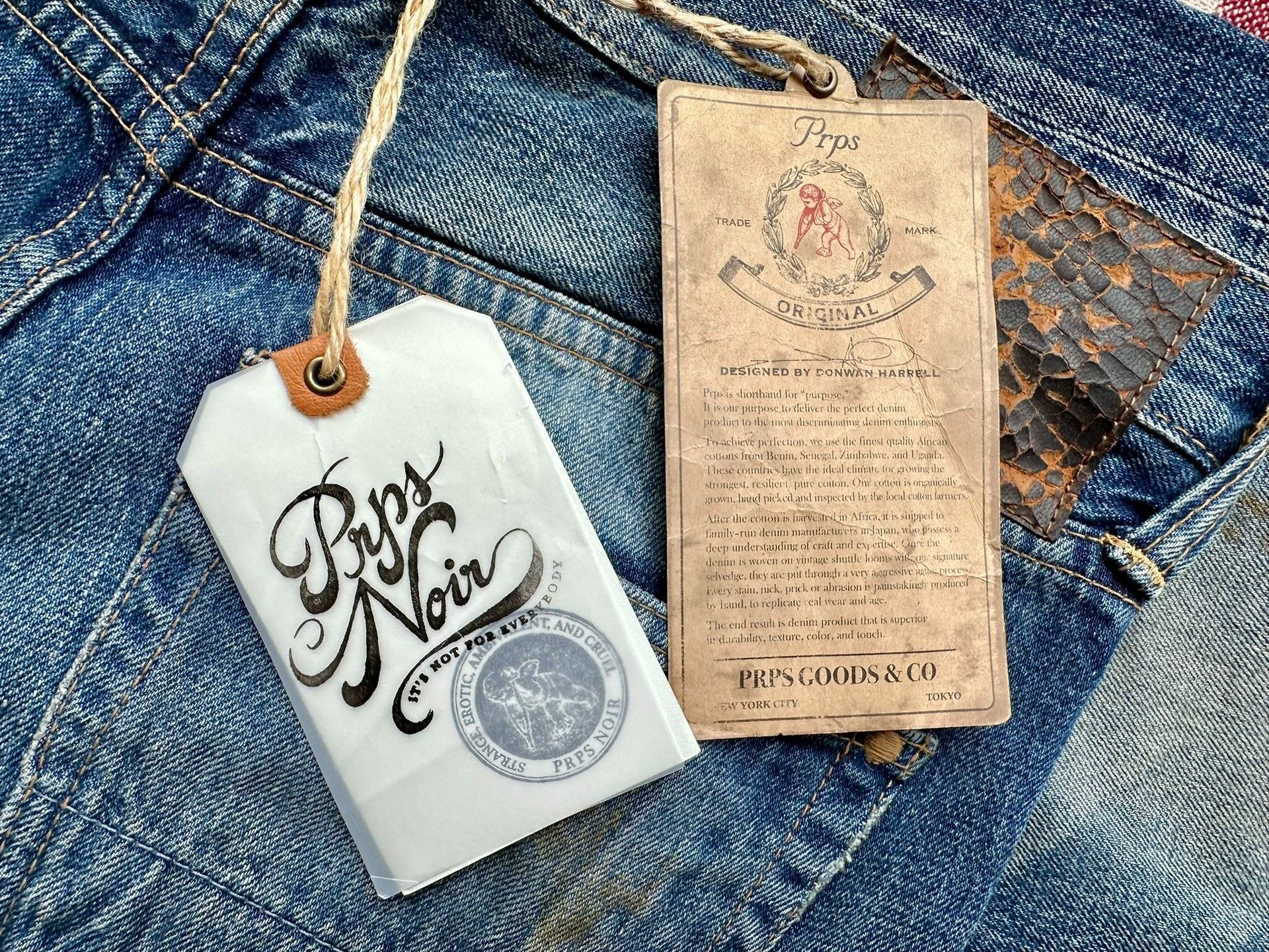 Prps Prps Noir Heavy Washed Distressed Jeans Size US 32 / EU 48 - 6 Thumbnail