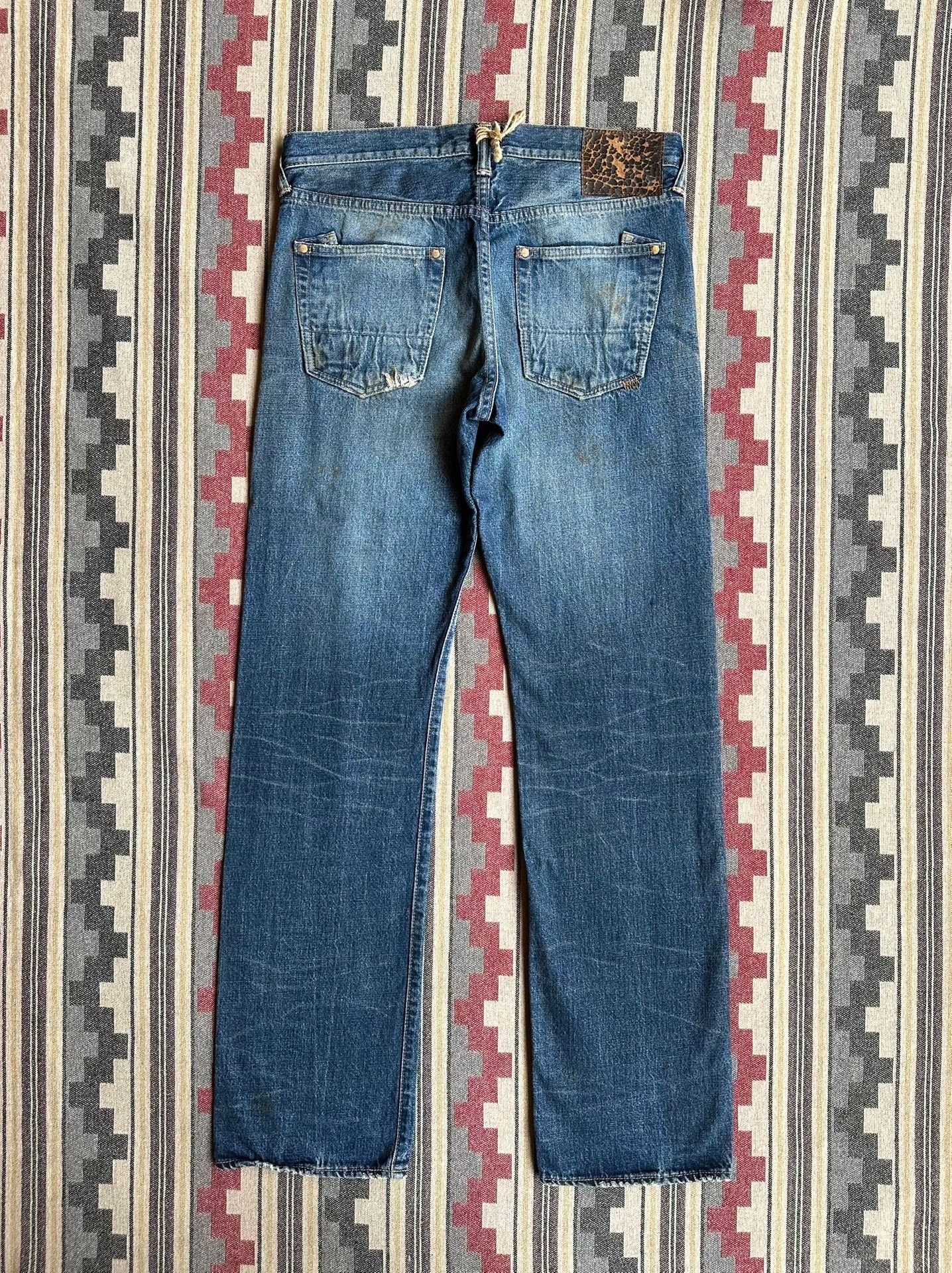 Prps Prps Noir Heavy Washed Distressed Jeans Size US 32 / EU 48 - 2 Thumbnail