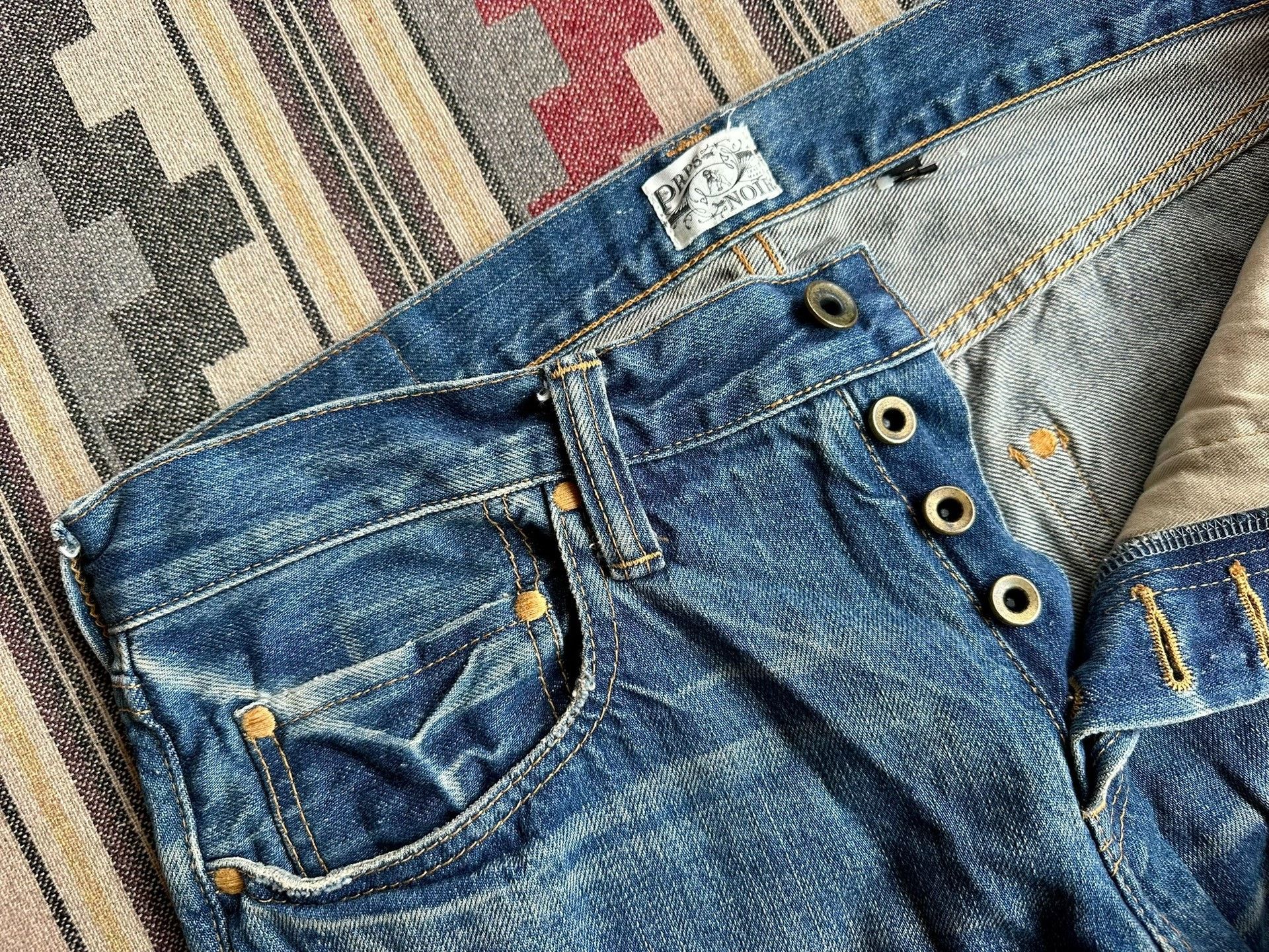 Prps Prps Noir Heavy Wash Distressed Jeans Size US 32 / EU 48 - 4 Thumbnail